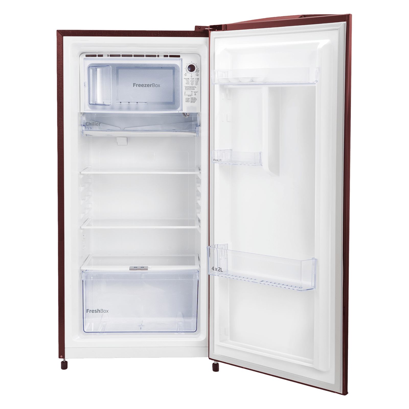VOLTAS beko 173 Litres 2 Star Direct Cool Single Door Refrigerator with Stabilizer Free Operation (RDC205D / S0PWR0M0, Peony Wine) VOLTAS beko 173 Litres 2 Star Direct Cool Single Door Refrigerator with Stabilizer Free Operation (RDC205D / S0PWR0M0, Peony Wine)_6