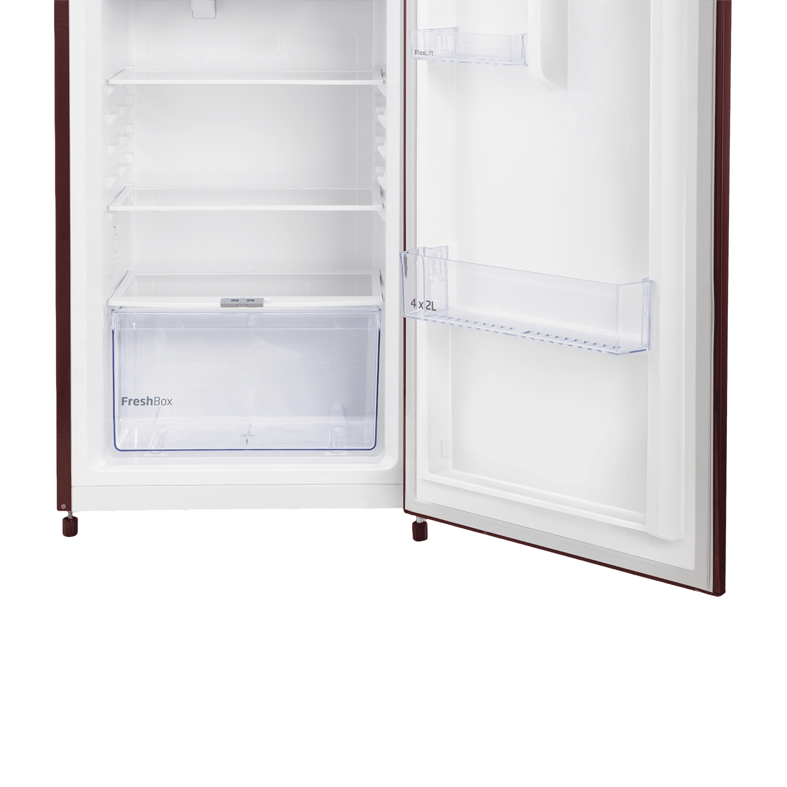 VOLTAS beko 173 Litres 2 Star Direct Cool Single Door Refrigerator with Stabilizer Free Operation (RDC205D / S0PWR0M0, Peony Wine) VOLTAS beko 173 Litres 2 Star Direct Cool Single Door Refrigerator with Stabilizer Free Operation (RDC205D / S0PWR0M0, Peony Wine)_7