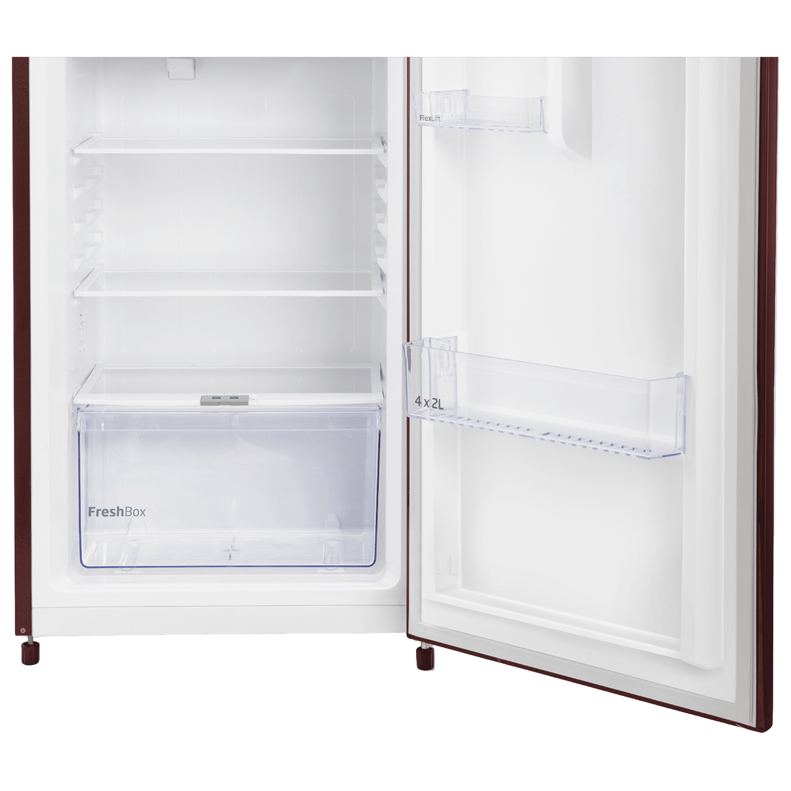 VOLTAS beko 183 Litres 2 Star Direct Cool Single Door Refrigerator with Reciprocating Compressor (RDC215D / S0RFR0M0, Fressia Ruby) VOLTAS beko 183 Litres 2 Star Direct Cool Single Door Refrigerator with Reciprocating Compressor (RDC215D / S0RFR0M0, Fressia Ruby)_7