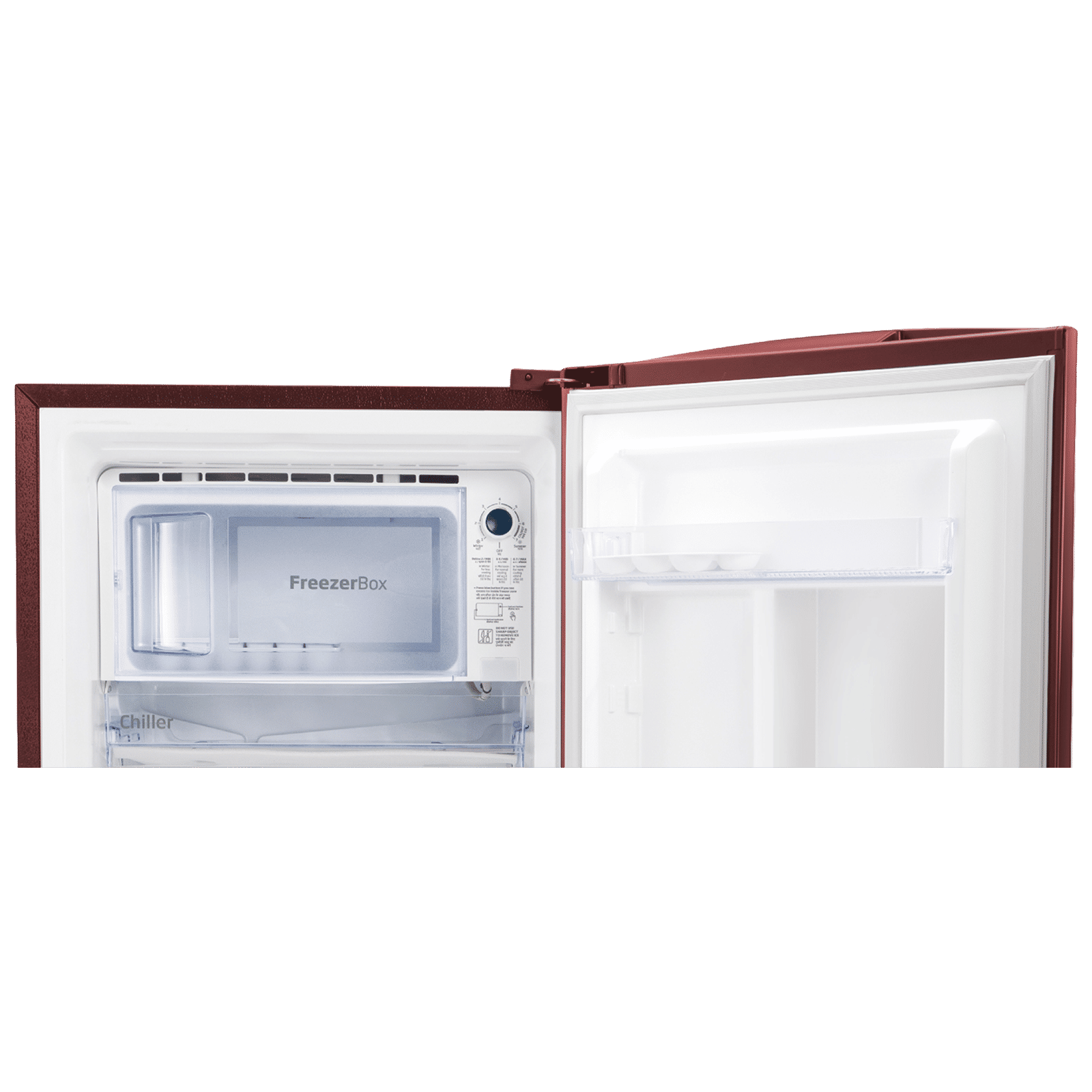 VOLTAS beko 183 Litres 2 Star Direct Cool Single Door Refrigerator with Reciprocating Compressor (RDC215D / S0RFR0M0, Fressia Ruby) VOLTAS beko 183 Litres 2 Star Direct Cool Single Door Refrigerator with Reciprocating Compressor (RDC215D / S0RFR0M0, Fressia Ruby)_8