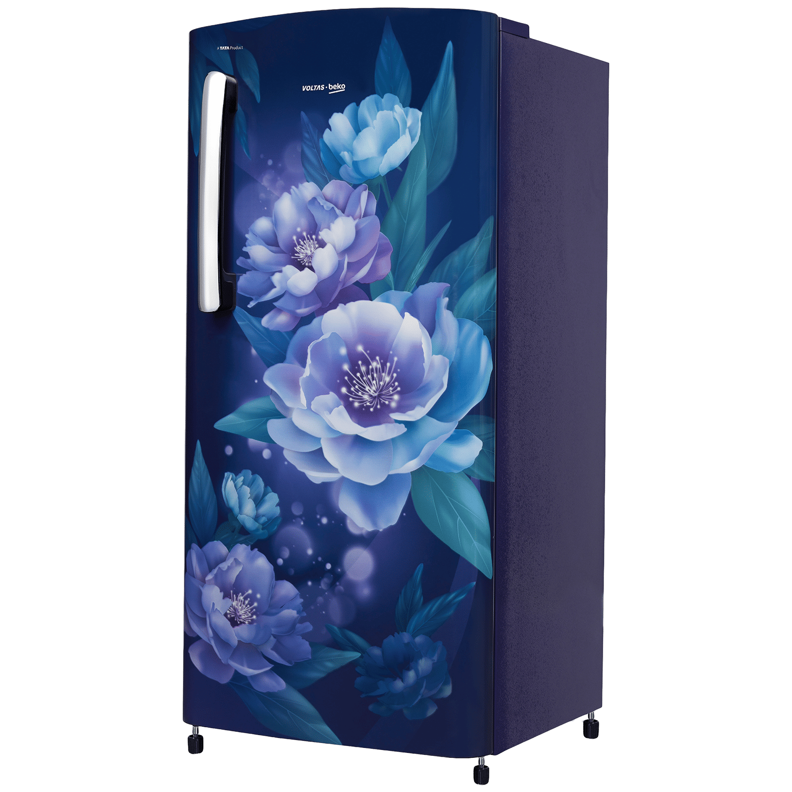 VOLTAS beko 173 Litres 3 Star Direct Cool Single Door Refrigerator with Reciprocating Compressor (RDC205C / S0PBE0M0, Peony Blue)_4