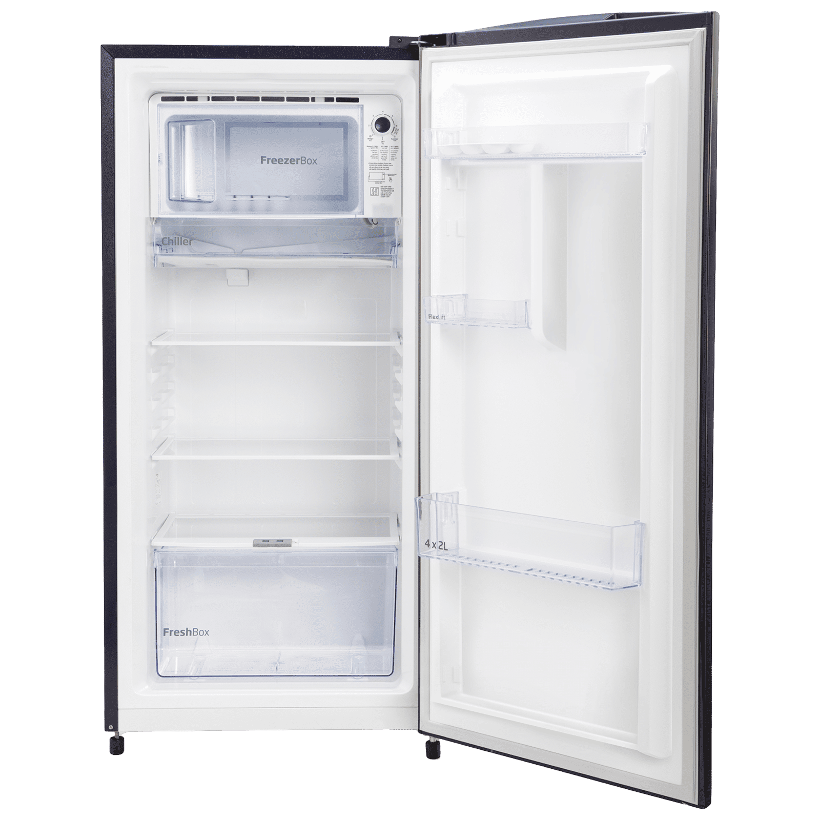 VOLTAS beko 173 Litres 3 Star Direct Cool Single Door Refrigerator with Reciprocating Compressor (RDC205C / S0PBE0M0, Peony Blue)_6