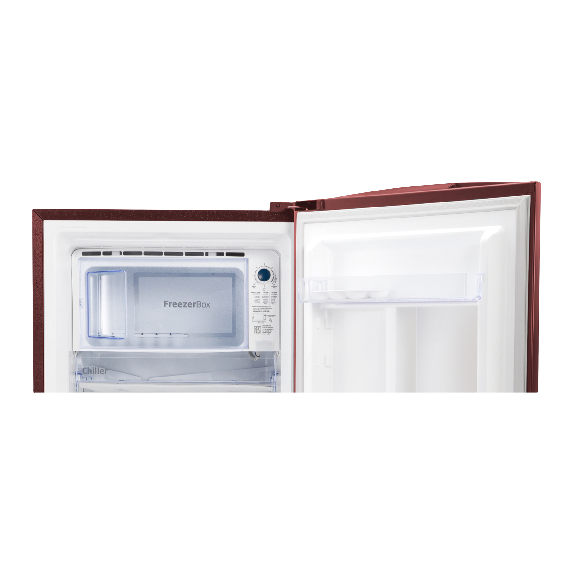 VOLTAS beko 183 Litres 3 Star Direct Cool Single Door Refrigerator with Reciprocating Compressor (RDC215C / S0WFR0M0, Fressia Wine) VOLTAS beko 183 Litres 3 Star Direct Cool Single Door Refrigerator with Reciprocating Compressor (RDC215C / S0WFR0M0, Fressia Wine)_8