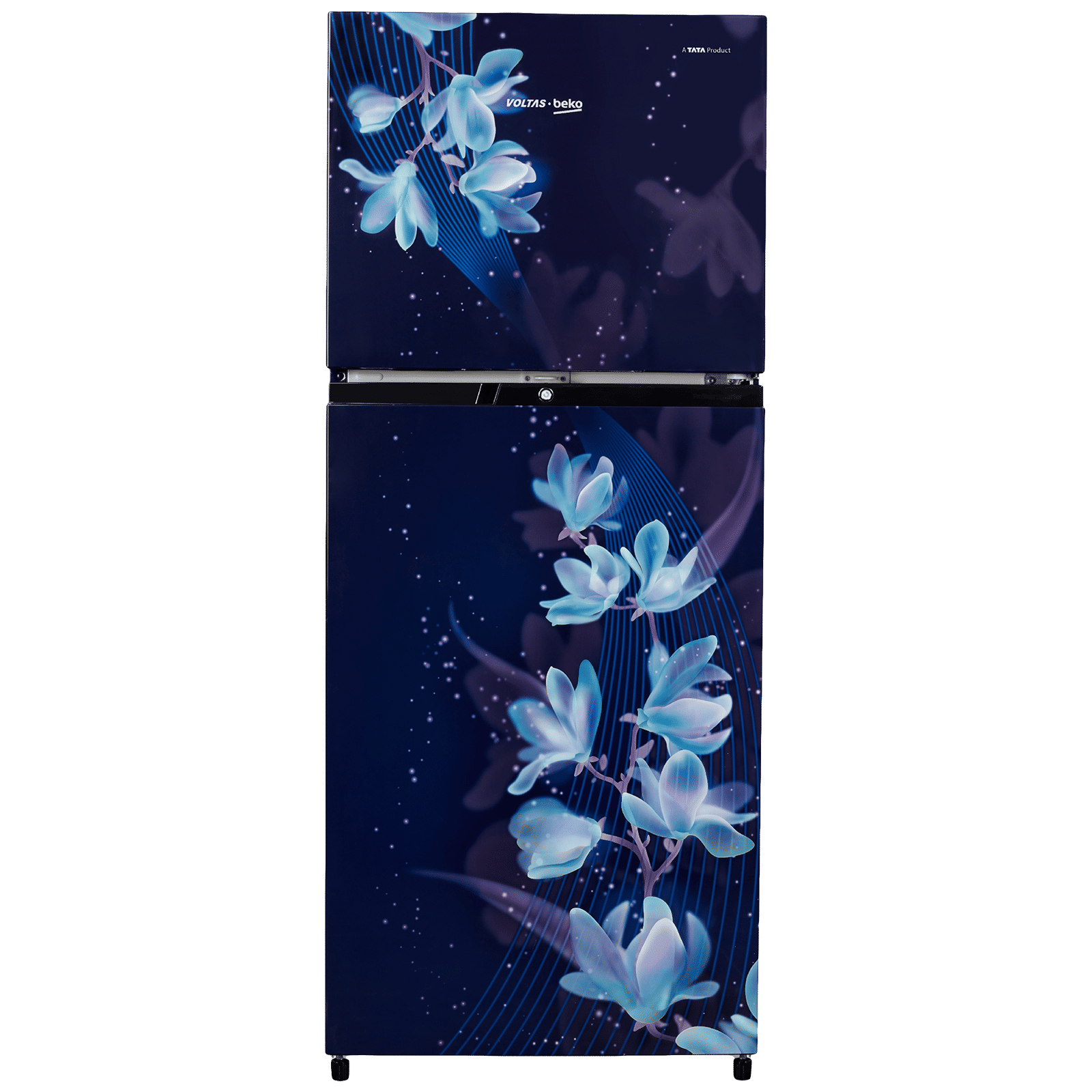 VOLTAS beko 228 Litres 2 Star Frost Free Double Door Refrigerator with Reciprocating Compressor (RFF265D / W0NBR0I0, Nightangle Blue) VOLTAS beko 228 Litres 2 Star Frost Free Double Door Refrigerator with Reciprocating Compressor (RFF265D / W0NBR0I0, Nightangle Blue)_1