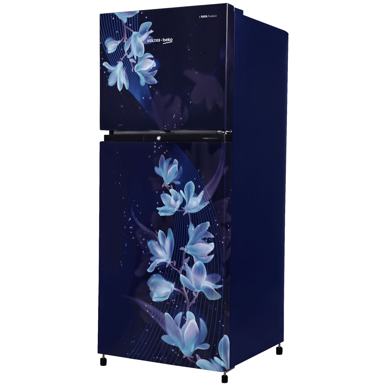 VOLTAS beko 228 Litres 2 Star Frost Free Double Door Refrigerator with Reciprocating Compressor (RFF265D / W0NBR0I0, Nightangle Blue) VOLTAS beko 228 Litres 2 Star Frost Free Double Door Refrigerator with Reciprocating Compressor (RFF265D / W0NBR0I0, Nightangle Blue)_4