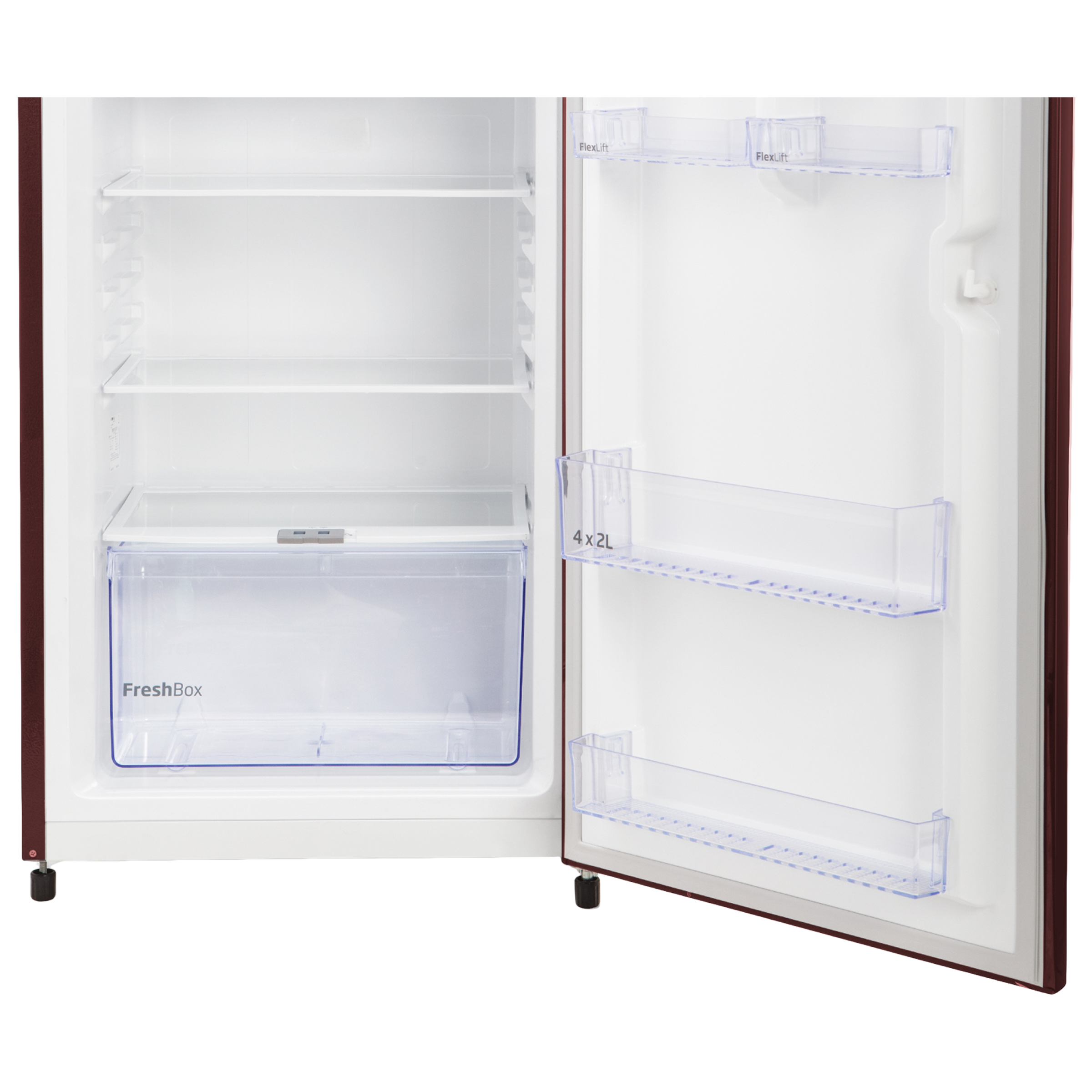 VOLTAS beko 173 Litres 3 Star Direct Cool Single Door Refrigerator with Stabilizer Free Operation (RDC245C / W0DWE0M0, Dahlia Wine) VOLTAS beko 173 Litres 3 Star Direct Cool Single Door Refrigerator with Stabilizer Free Operation (RDC245C / W0DWE0M0, Dahlia Wine)_7