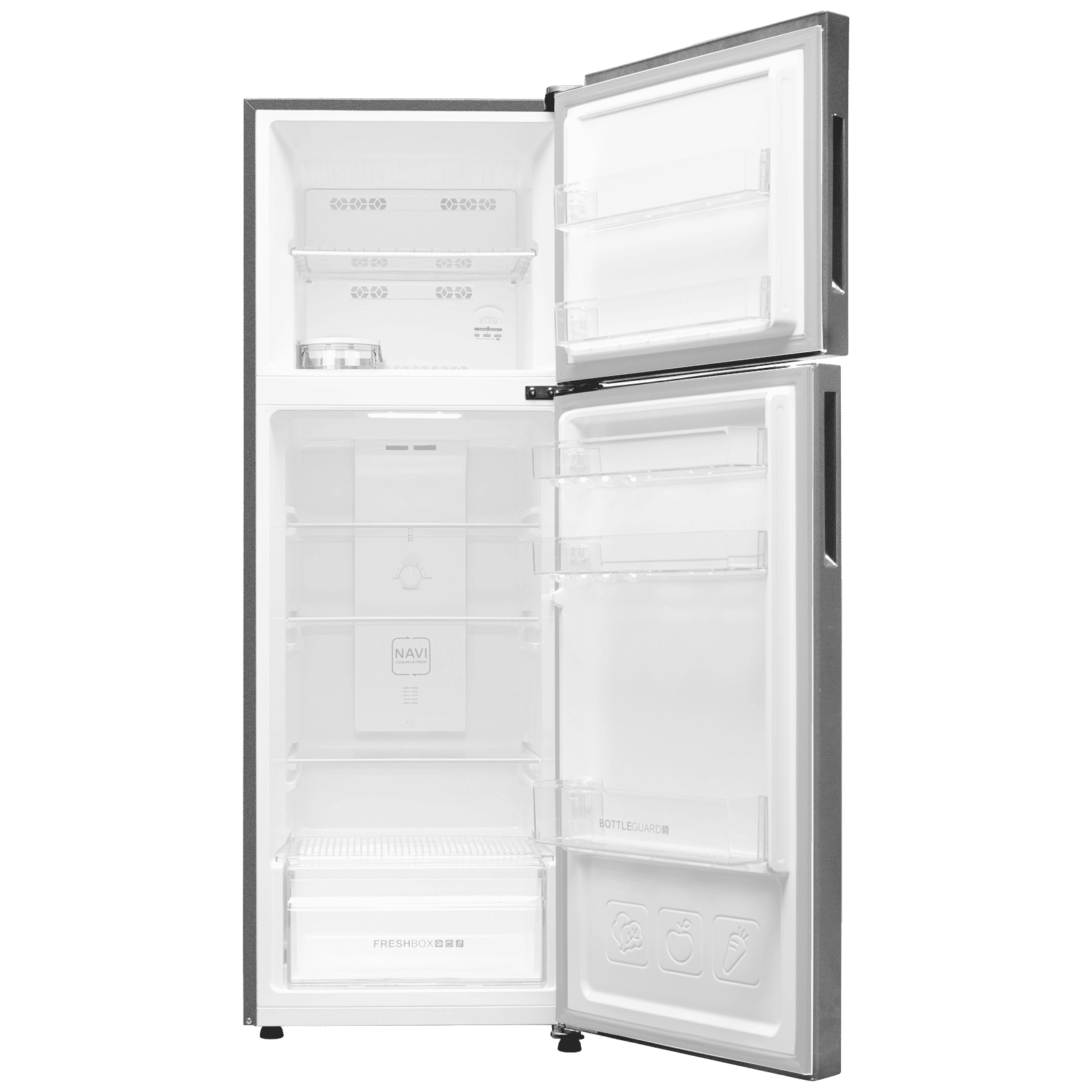 Haier 240 Litres 2 Star Frost Free Double Door Refrigerator with Turbo Icing (HRF-2902EBS-P, Brushline Silver) Haier 240 Litres 2 Star Frost Free Double Door Refrigerator with Turbo Icing (HRF-2902EBS-P, Brushline Silver)_5