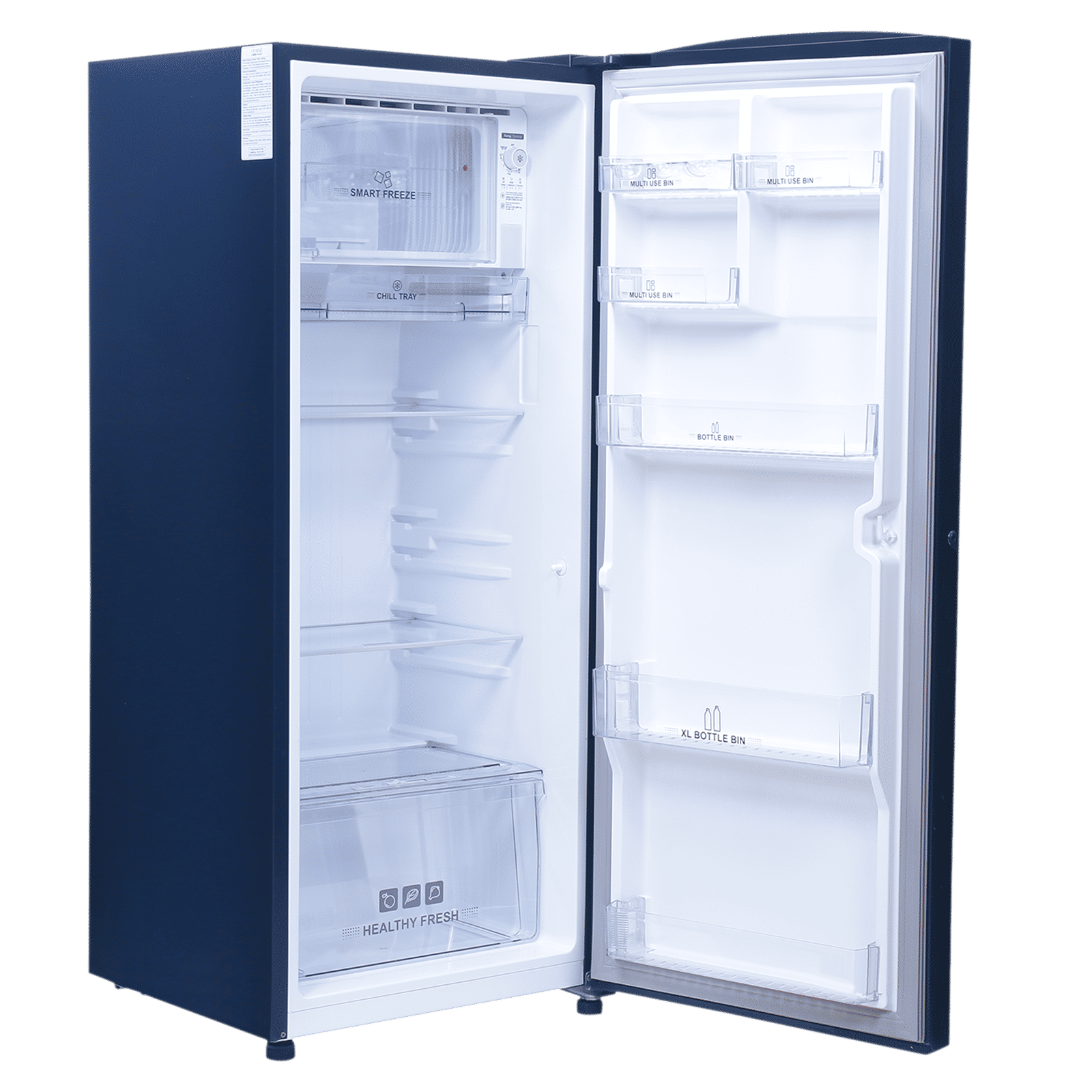 Croma 206 Litres 4 Star Direct Cool Single Door Refrigerator with Inverter Compressor ( Blue)_13