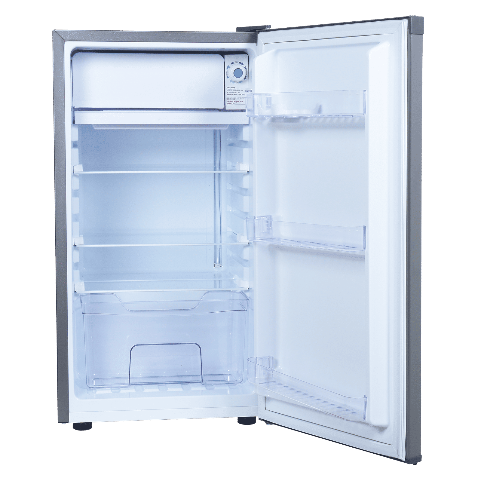 Croma 84 Litres 2 Star Direct Cool Single Door Refrigerator with Reversible Door ( Grey)_10