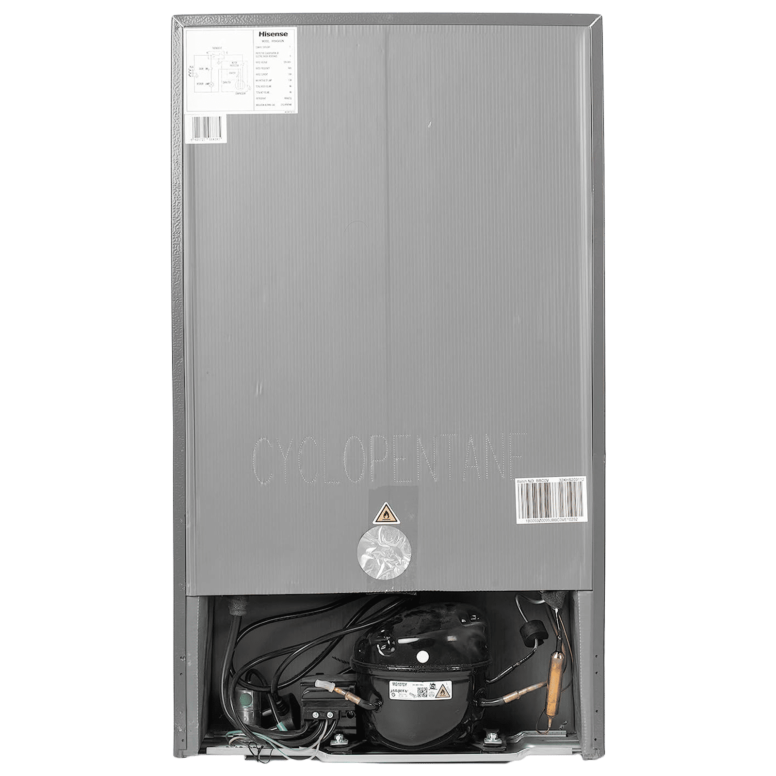 Hisense 94 Liters 3 Star Direct Cool Single Door Refrigerator with Reversible Door (RR94D4SSN, Silver) Hisense 94 Liters 3 Star Direct Cool Single Door Refrigerator with Reversible Door (RR94D4SSN, Silver)_7