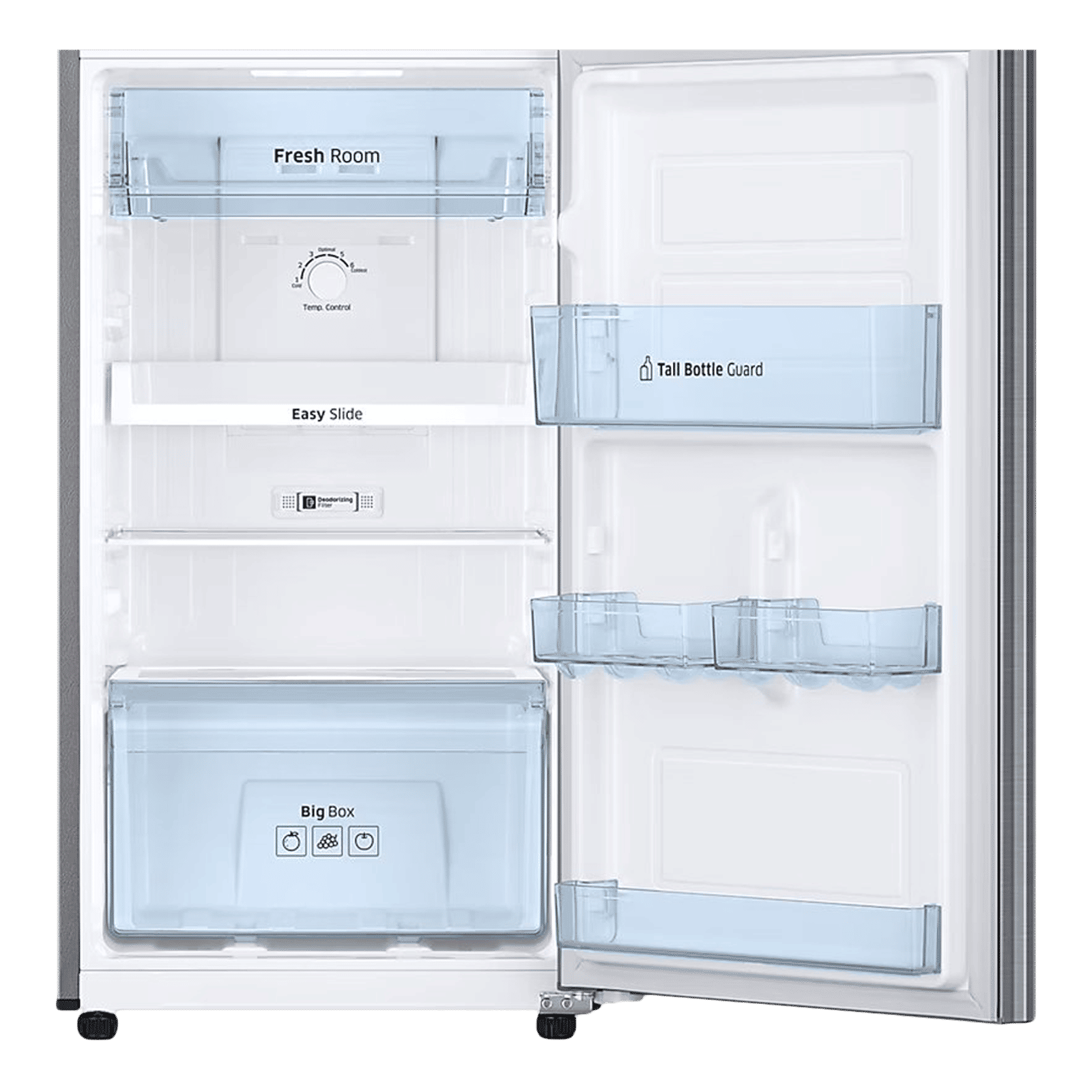 SAMSUNG 236 Litres 3 Star Frost Free Double Door Refrigerator with Stabilizer Free Operation (RT28C3053S8/HL, Elegant Inox) SAMSUNG 236 Litres 3 Star Frost Free Double Door Refrigerator with Stabilizer Free Operation (RT28C3053S8/HL, Elegant Inox)_6