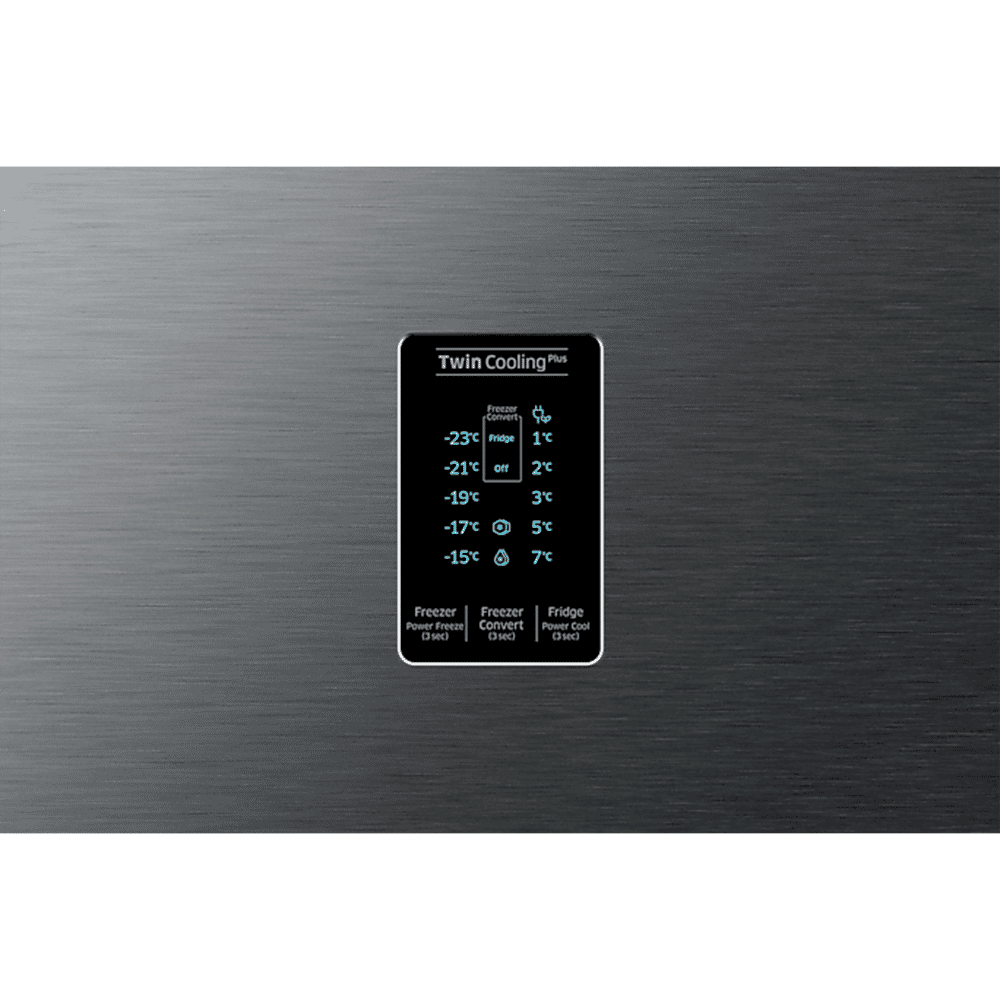 SAMSUNG 301 Litres 3 Star Frost Free Double Door Convertible Refrigerator with Stabilizer Free Operation (RT34C4523B1/HL, Black Matt) SAMSUNG 301 Litres 3 Star Frost Free Double Door Convertible Refrigerator with Stabilizer Free Operation (RT34C4523B1/HL, Black Matt)_14