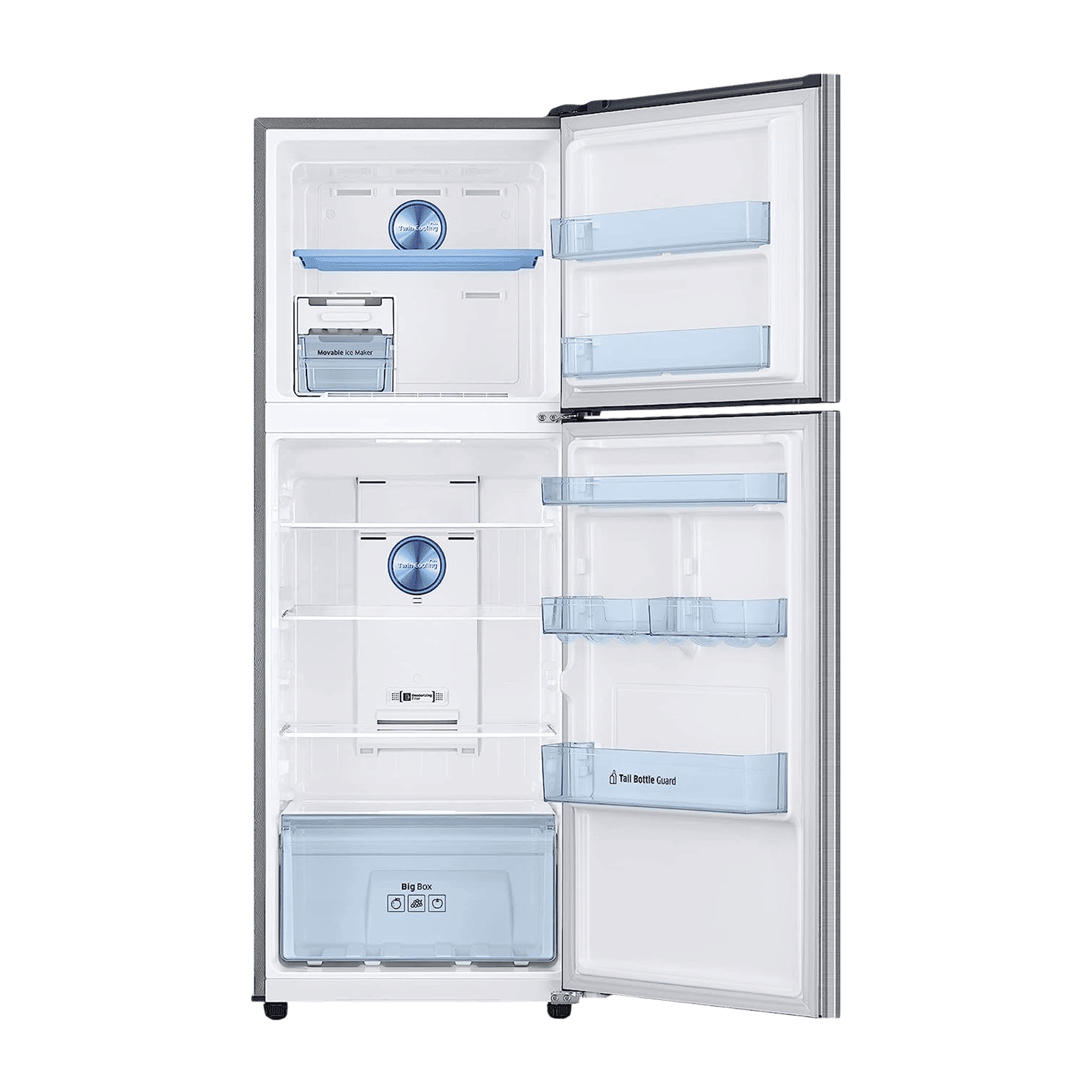 SAMSUNG 301 Litres 3 Star Frost Free Double Door Convertible Refrigerator with Stabilizer Free Operation (RT34C4523S9/HL, Refined Inox) SAMSUNG 301 Litres 3 Star Frost Free Double Door Convertible Refrigerator with Stabilizer Free Operation (RT34C4523S9/HL, Refined Inox)_5