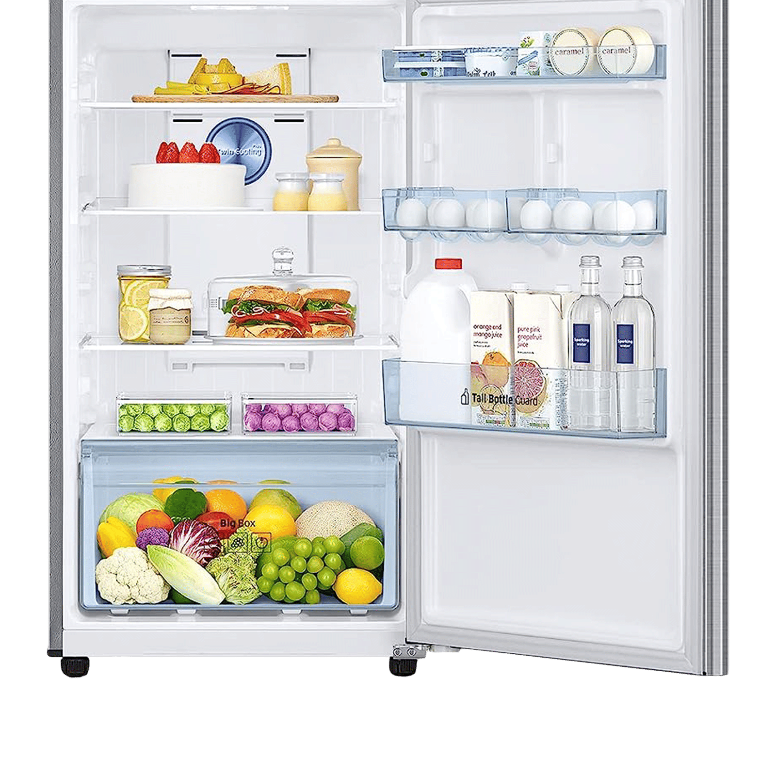 SAMSUNG 301 Litres 3 Star Frost Free Double Door Convertible Refrigerator with Stabilizer Free Operation (RT34C4523S9/HL, Refined Inox) SAMSUNG 301 Litres 3 Star Frost Free Double Door Convertible Refrigerator with Stabilizer Free Operation (RT34C4523S9/HL, Refined Inox)_6