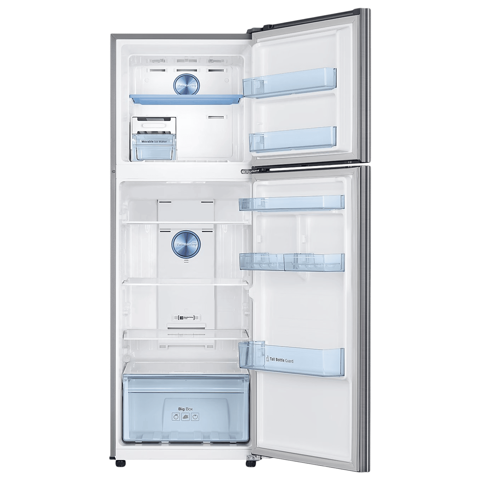 SAMSUNG 322 Litres 3 Star Frost Free Double Door Convertible Refrigerator with Stabilizer Free Operation (RT37C4523S8/HL, Elegant Inox) SAMSUNG 322 Litres 3 Star Frost Free Double Door Convertible Refrigerator with Stabilizer Free Operation (RT37C4523S8/HL, Elegant Inox)_6