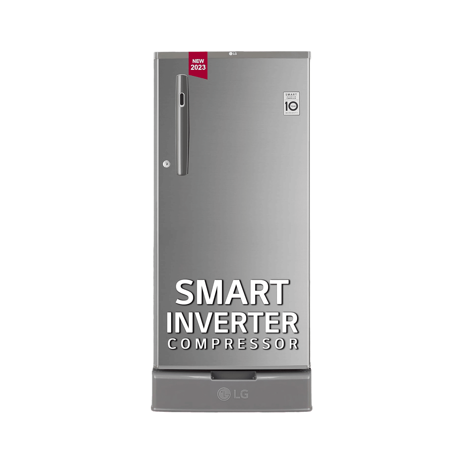 LG 185 Litres 4 Star Direct Cool Single Door Refrigerator with Antibacterial Gasket (GL-D199OPZY.DPZZPS, Shiny Steel) LG 185 Litres 4 Star Direct Cool Single Door Refrigerator with Antibacterial Gasket (GL-D199OPZY.DPZZPS, Shiny Steel)_1