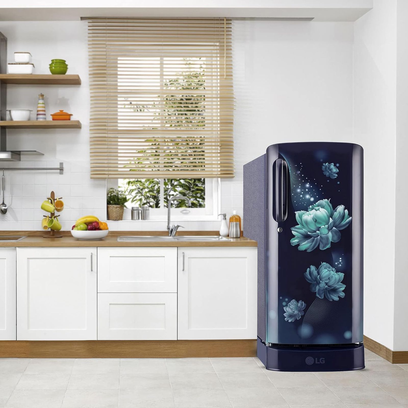 LG 185 Litres 3 Star Direct Cool Single Door Refrigerator with Antibacterial Gasket (GL-D201ABCD.BBCZEB, Blue Charm) LG 185 Litres 3 Star Direct Cool Single Door Refrigerator with Antibacterial Gasket (GL-D201ABCD.BBCZEB, Blue Charm)_14