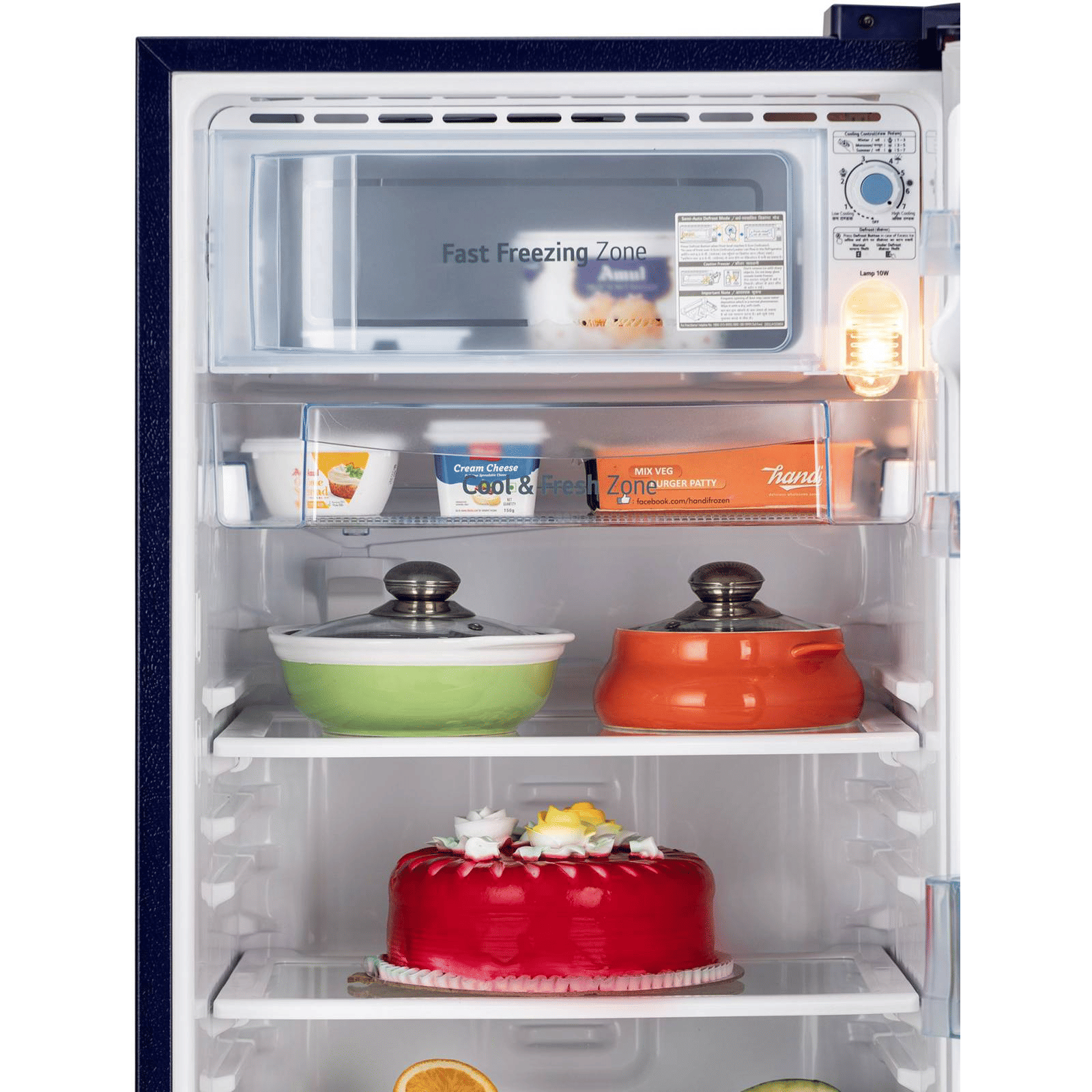 LG 185 Litres 3 Star Direct Cool Single Door Refrigerator with Antibacterial Gasket (GL-D201ABCD.BBCZEB, Blue Charm) LG 185 Litres 3 Star Direct Cool Single Door Refrigerator with Antibacterial Gasket (GL-D201ABCD.BBCZEB, Blue Charm)_7