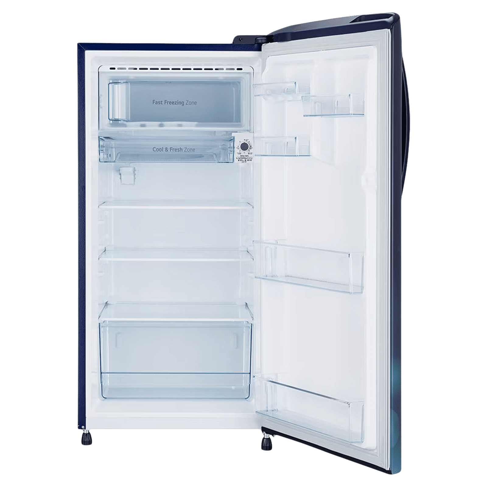 LG 201 Litres 3 Star Direct Cool Single Door Refrigerator with Stabilizer Free Operation (GLB211HBCDABCZEBN, Blue Charm)_6