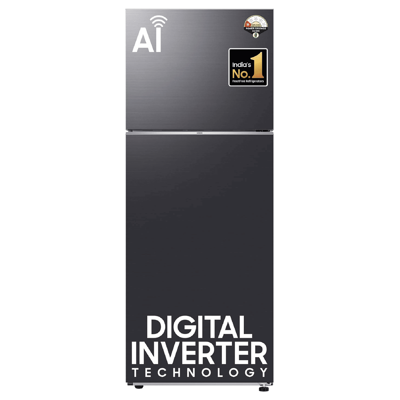 SAMSUNG 465 Litres 1 Star Frost Free Double Door Refrigerator with Mono Cooling Technology (RT51CG662AB1TL, Black Matt) SAMSUNG 465 Litres 1 Star Frost Free Double Door Refrigerator with Mono Cooling Technology (RT51CG662AB1TL, Black Matt)_1