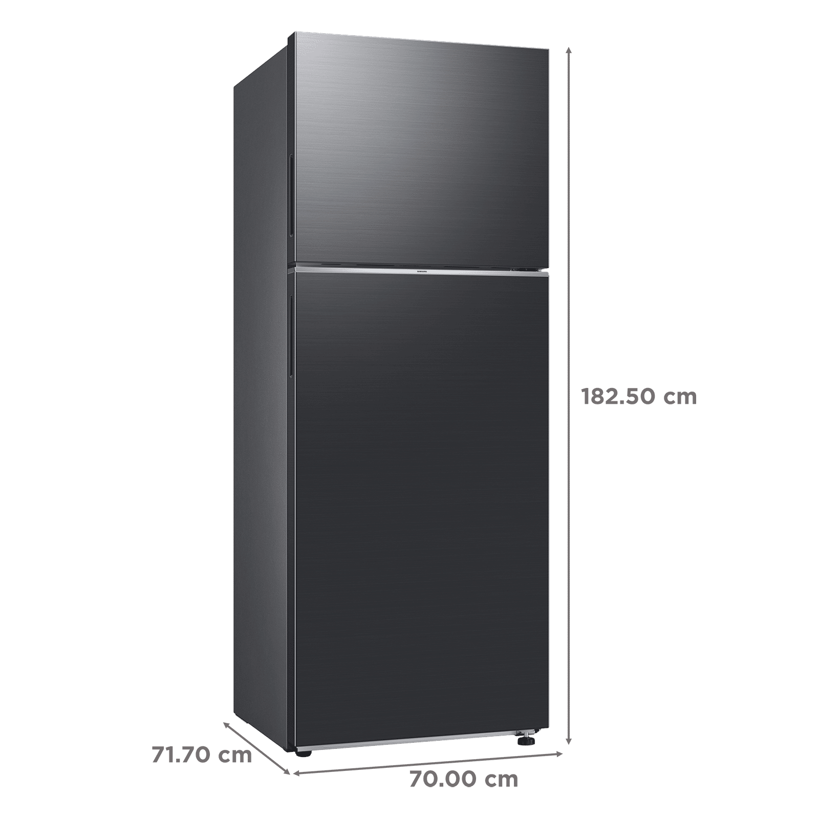 SAMSUNG 465 Litres 1 Star Frost Free Double Door Refrigerator with Mono Cooling Technology (RT51CG662AB1TL, Black Matt) SAMSUNG 465 Litres 1 Star Frost Free Double Door Refrigerator with Mono Cooling Technology (RT51CG662AB1TL, Black Matt)_3