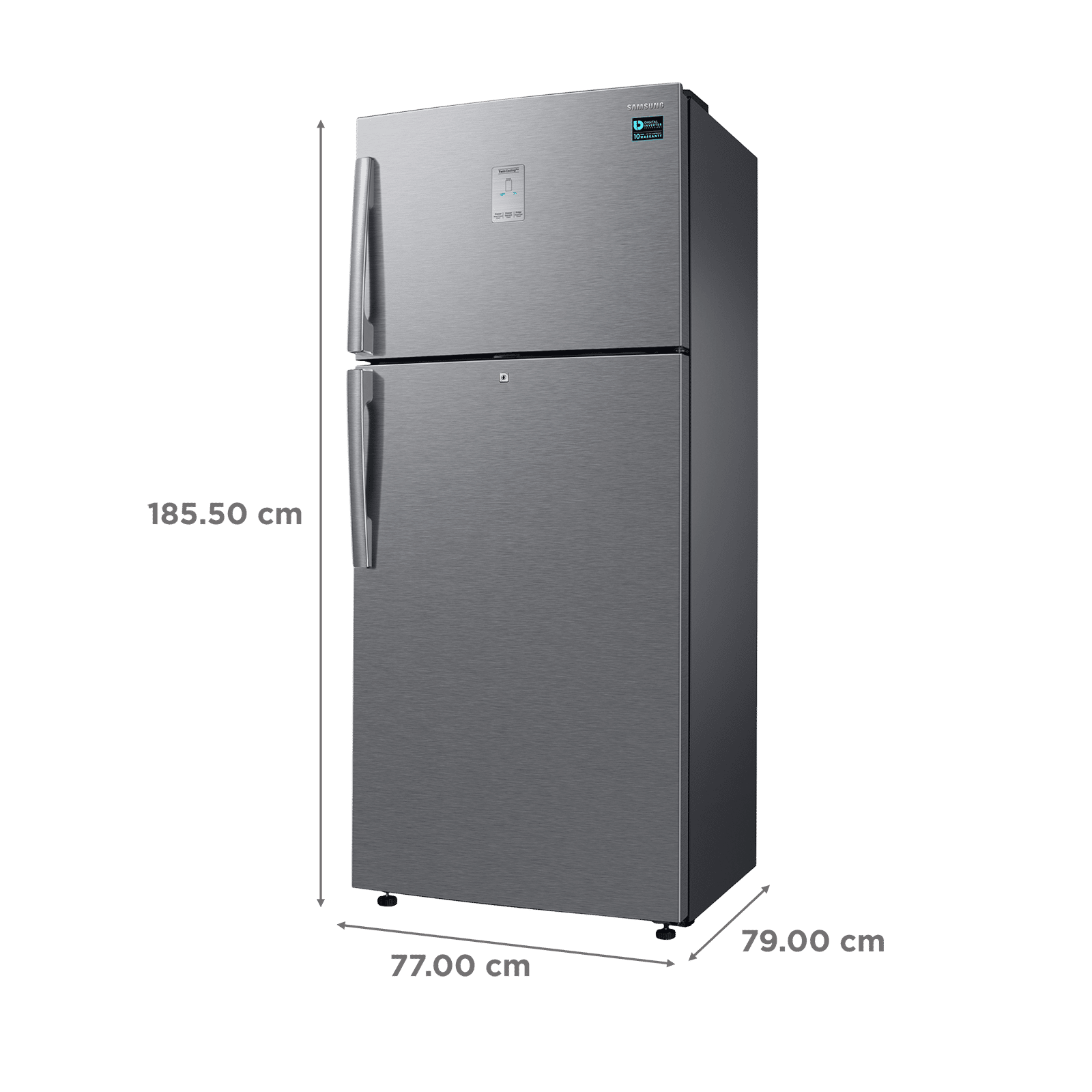 SAMSUNG 530 Litres 1 Star Frost Free Double Door Refrigerator with Twin Cooling Plus Technology (RT56C637SSL/TL, Clean Steel) SAMSUNG 530 Litres 1 Star Frost Free Double Door Refrigerator with Twin Cooling Plus Technology (RT56C637SSL/TL, Clean Steel)_3