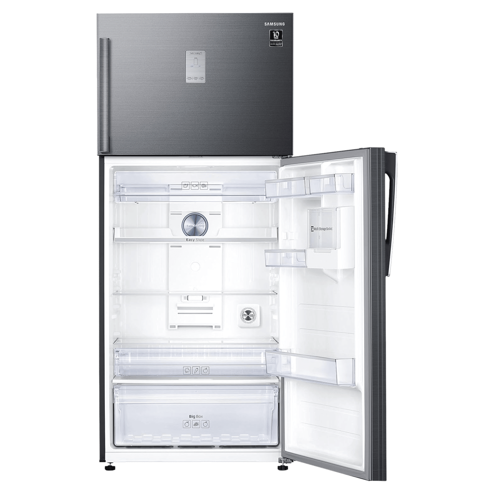 SAMSUNG 530 Litres 1 Star Frost Free Double Door Refrigerator with Twin Cooling Plus Technology (RT56C637SBS/TL, Black Inox) SAMSUNG 530 Litres 1 Star Frost Free Double Door Refrigerator with Twin Cooling Plus Technology (RT56C637SBS/TL, Black Inox)_10