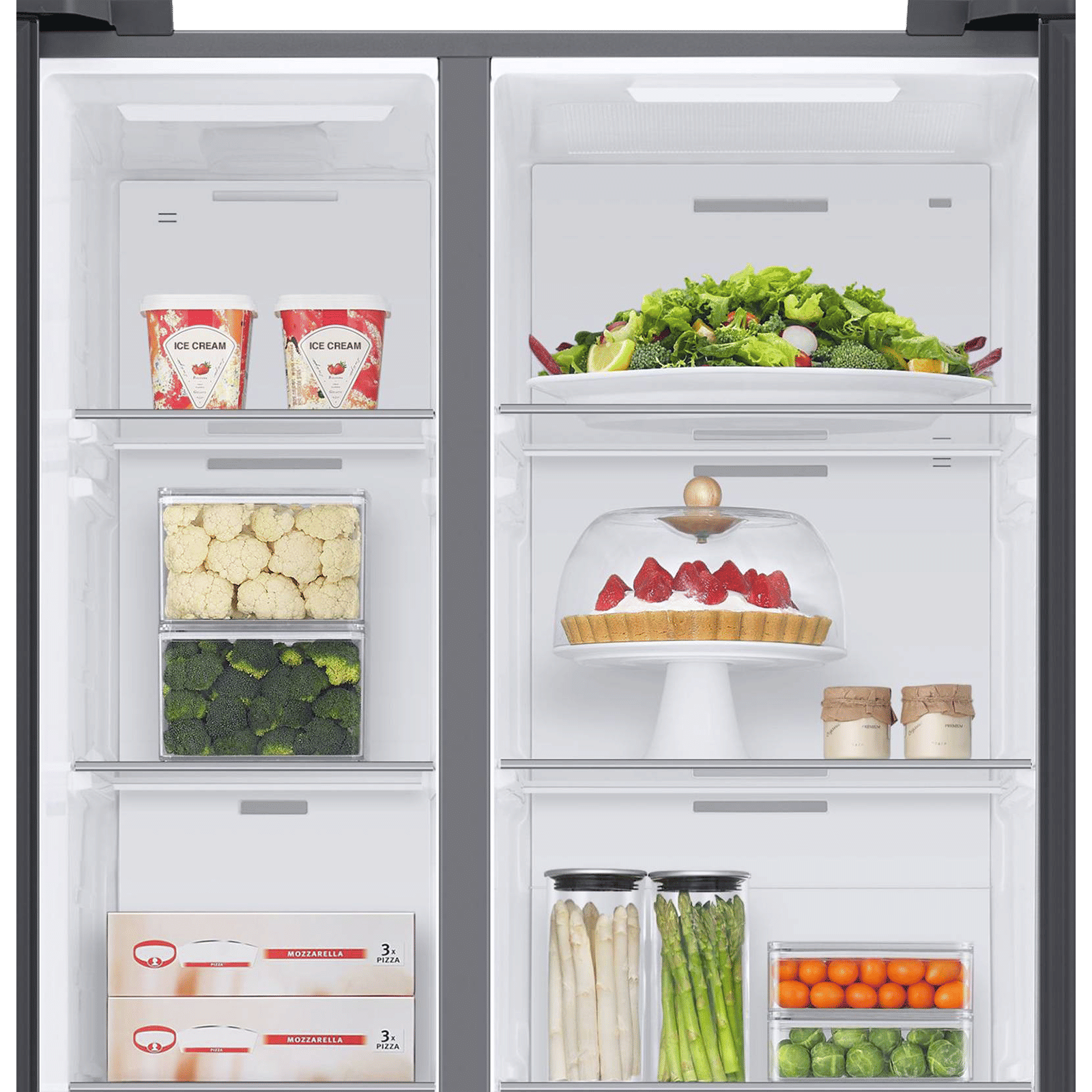 SAMSUNG 633 Litres 3 Star Frost Free Side by Side Door Smart Wi-Fi Enabled Convertible Refrigerator with Twin Cooling Plus (RS78CG8543B1HL, Black Matt) SAMSUNG 633 Litres 3 Star Frost Free Side by Side Door Smart Wi-Fi Enabled Convertible Refrigerator with Twin Cooling Plus (RS78CG8543B1HL, Black Matt)_8