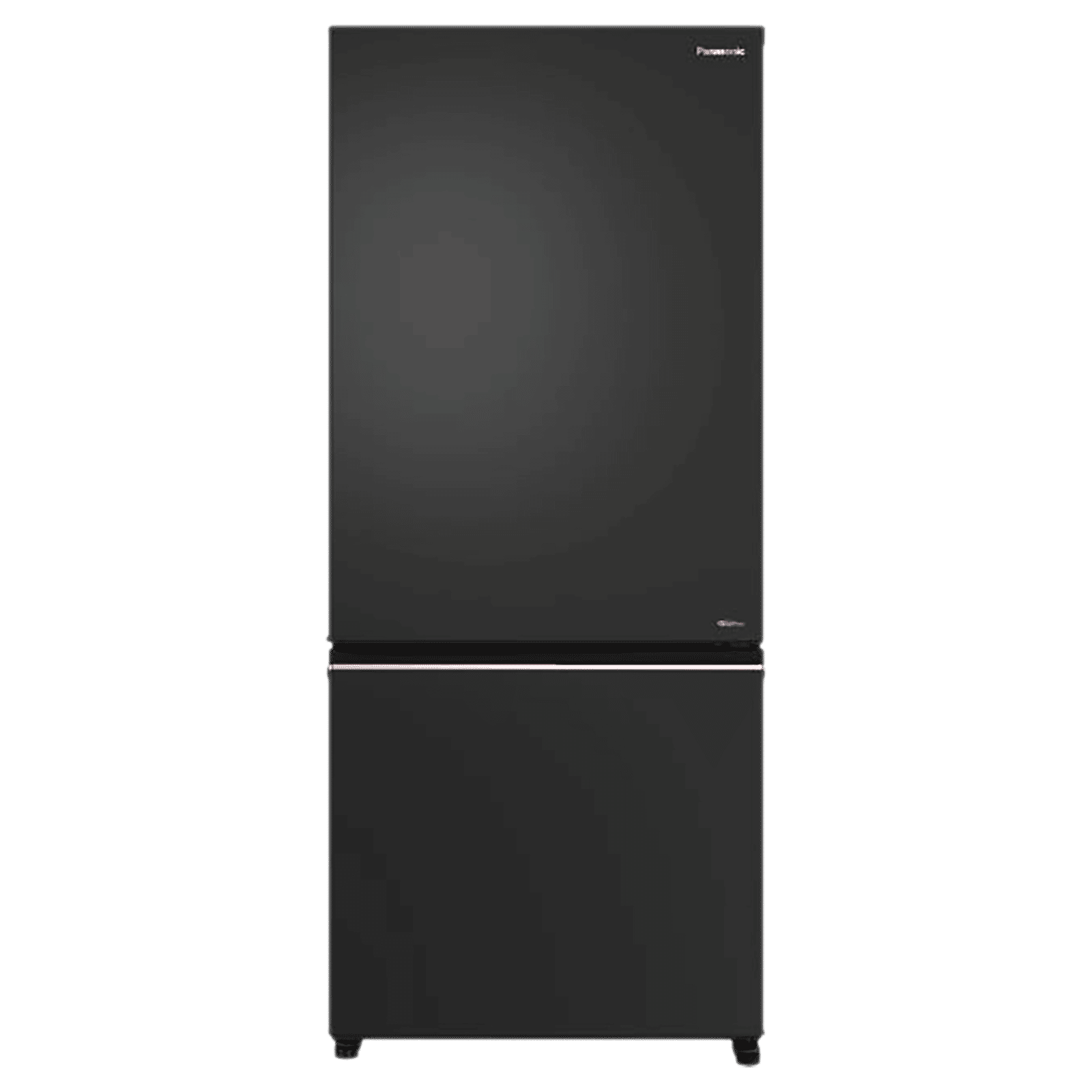 Panasonic 400 Litres 2 Star Frost Free Double Door Bottom Mount Convertible Refrigerator with AG Clean Technology (NR-BK418BQKN, Diamond Black)_1