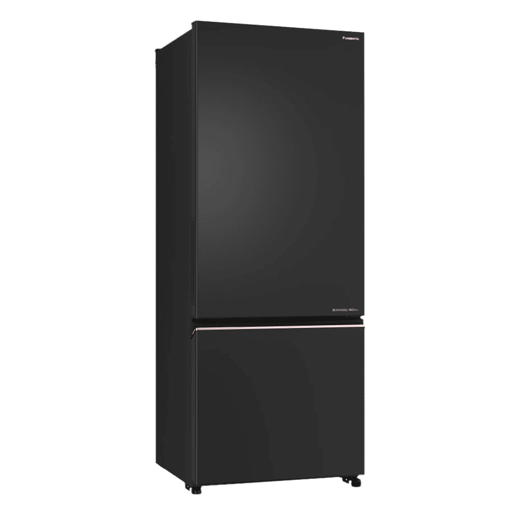 Panasonic 400 Litres 2 Star Frost Free Double Door Bottom Mount Convertible Refrigerator with AG Clean Technology (NR-BK418BQKN, Diamond Black)_7