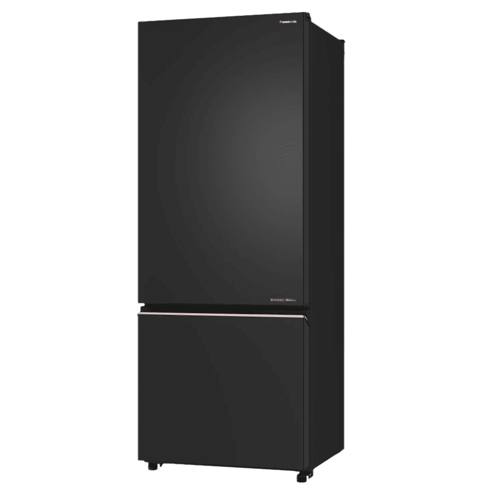 Panasonic 400 Litres 2 Star Frost Free Double Door Bottom Mount Convertible Refrigerator with AG Clean Technology (NR-BK418BQKN, Diamond Black)_4