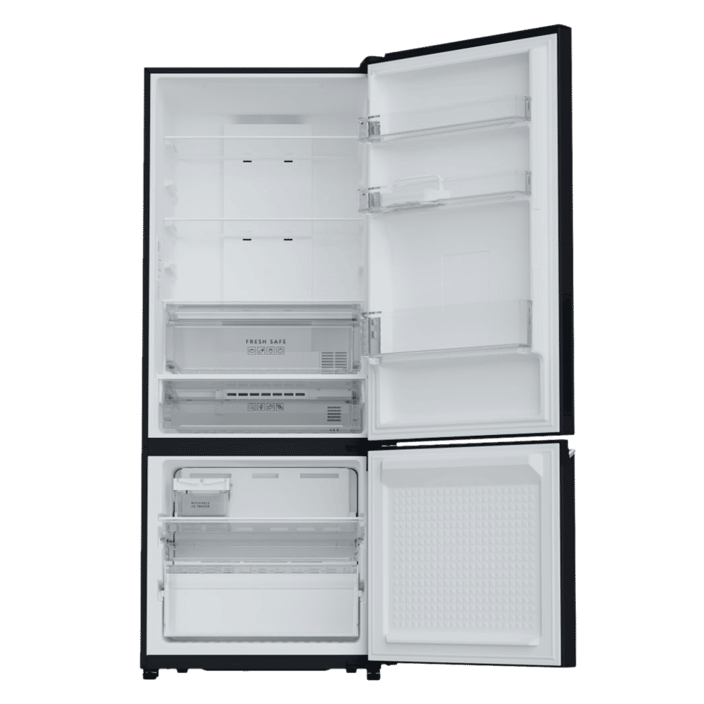 Panasonic 400 Litres 2 Star Frost Free Double Door Bottom Mount Convertible Refrigerator with AG Clean Technology (NR-BK418BQKN, Diamond Black)_6