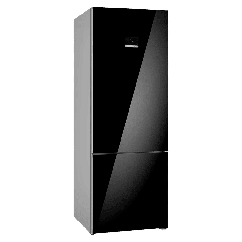 BOSCH Series 6 508 Litres 2 Star Frost Free Double Door Bottom Mount Refrigerator with Stabilizer Free Operation (KGN56LB42I, Black)_1