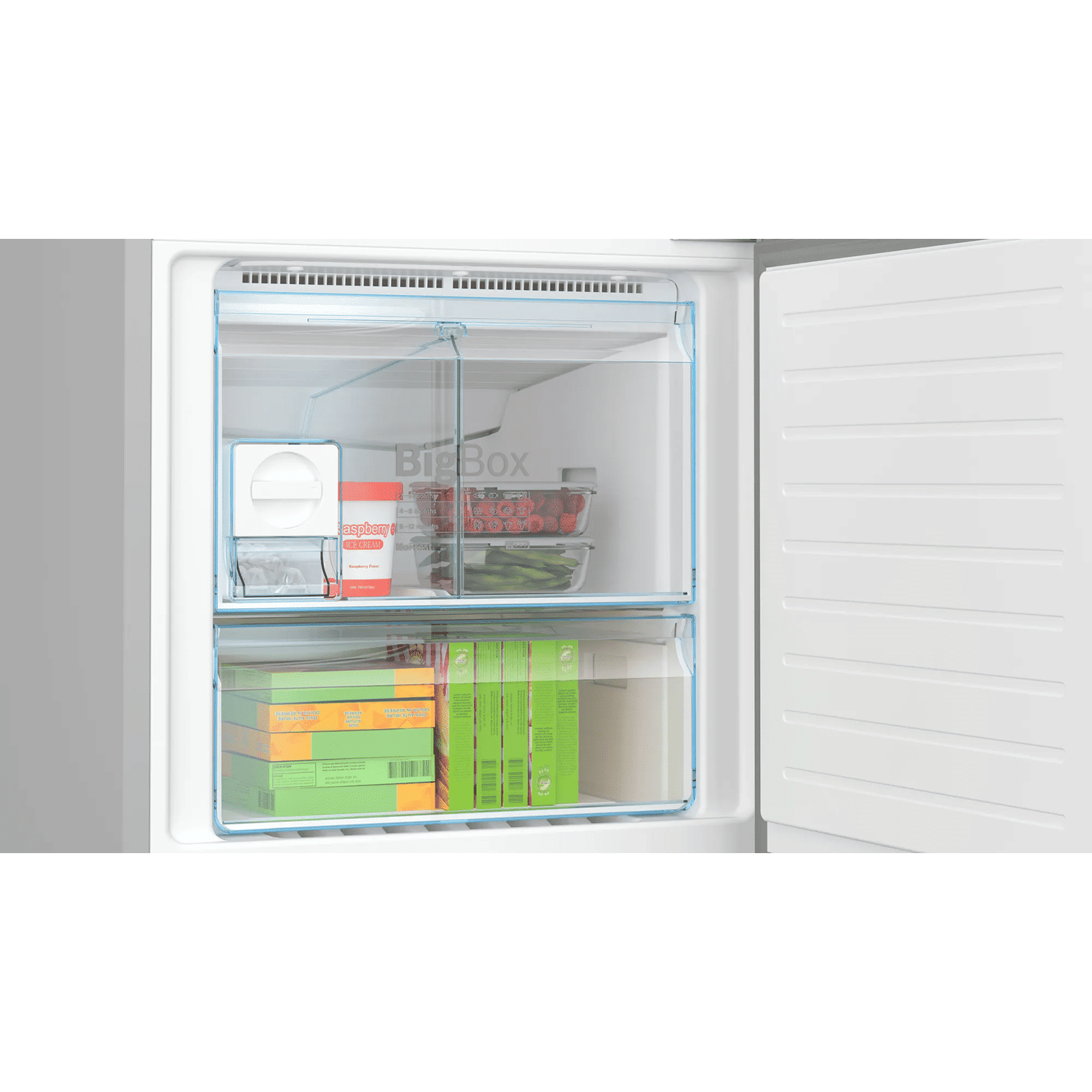 BOSCH Series 6 508 Litres 2 Star Frost Free Double Door Bottom Mount Refrigerator with Stabilizer Free Operation (KGN56LB42I, Black)_6