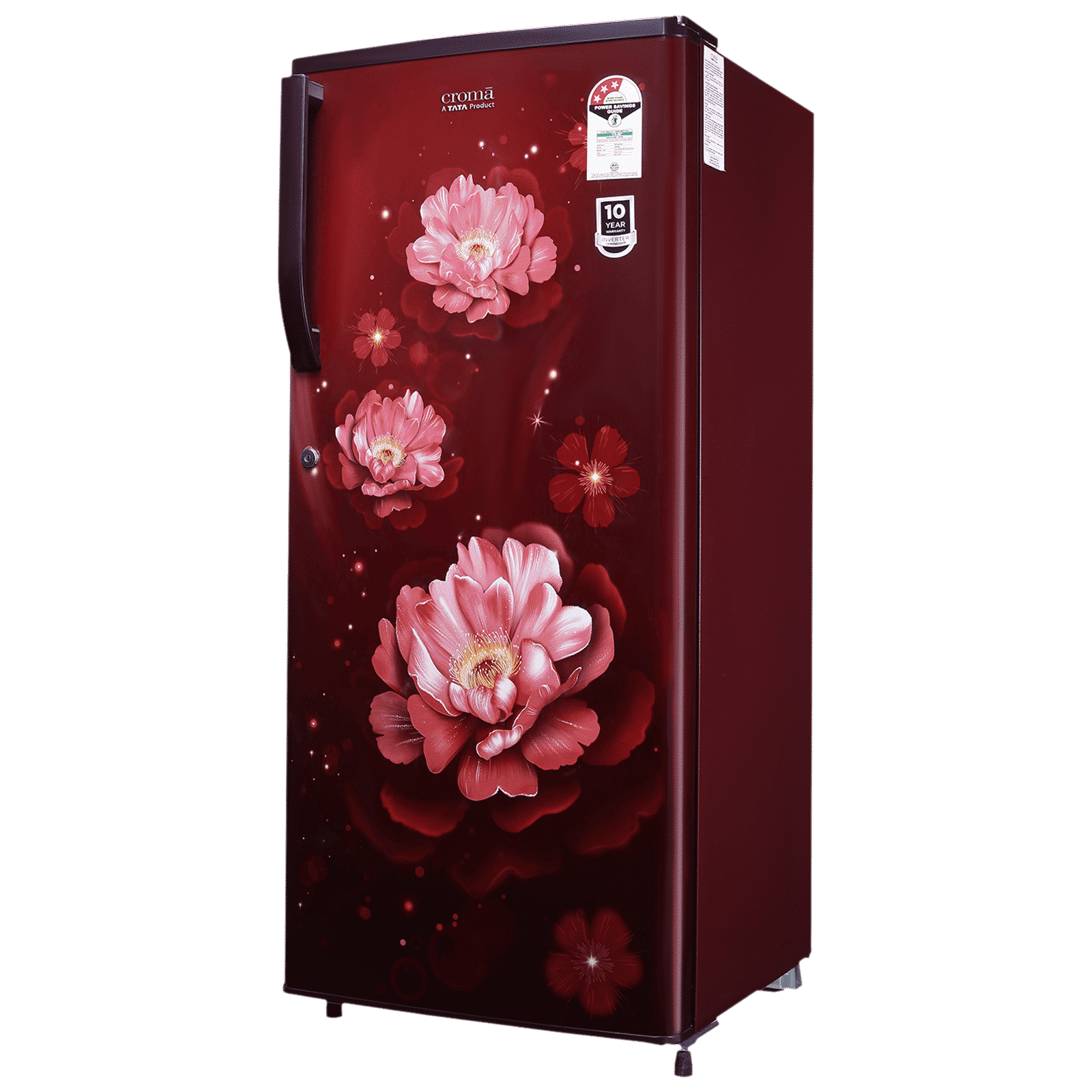Croma 205 Litres 3 Star Direct Cool Single Door Refrigerator with Anti-Fungal Door Gasket (CRLR206DID250503, Bloom Wine Red) Croma 205 Litres 3 Star Direct Cool Single Door Refrigerator with Anti-Fungal Door Gasket (CRLR206DID250503, Bloom Wine Red)_10