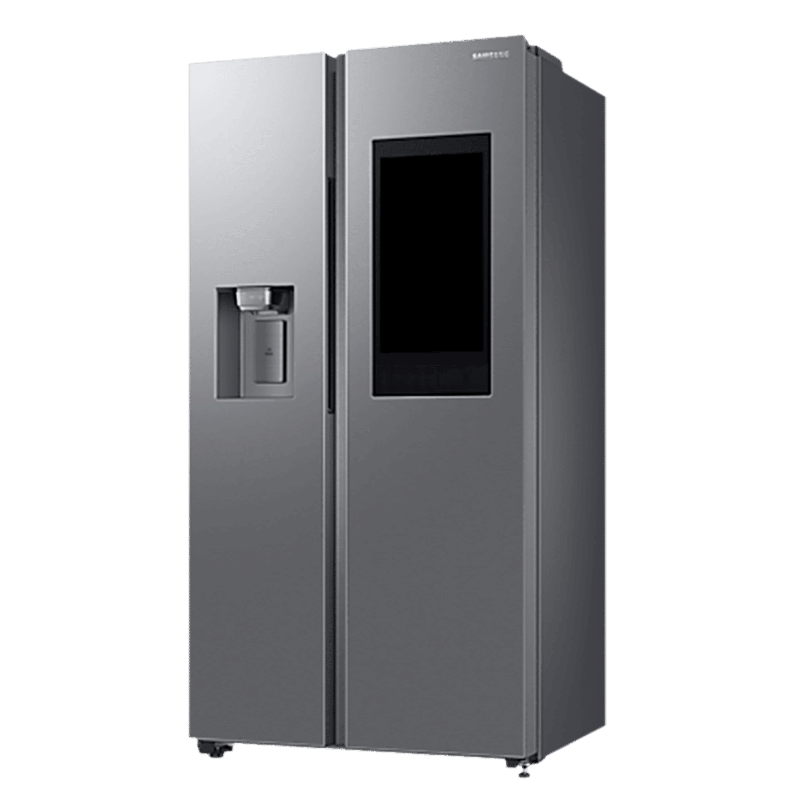 SAMSUNG 615 Litres 3 Star Frost Free Side by Side Convertible Refrigerator with Water Dispenser (RS7HCG8543SLHL, Silver)_3
