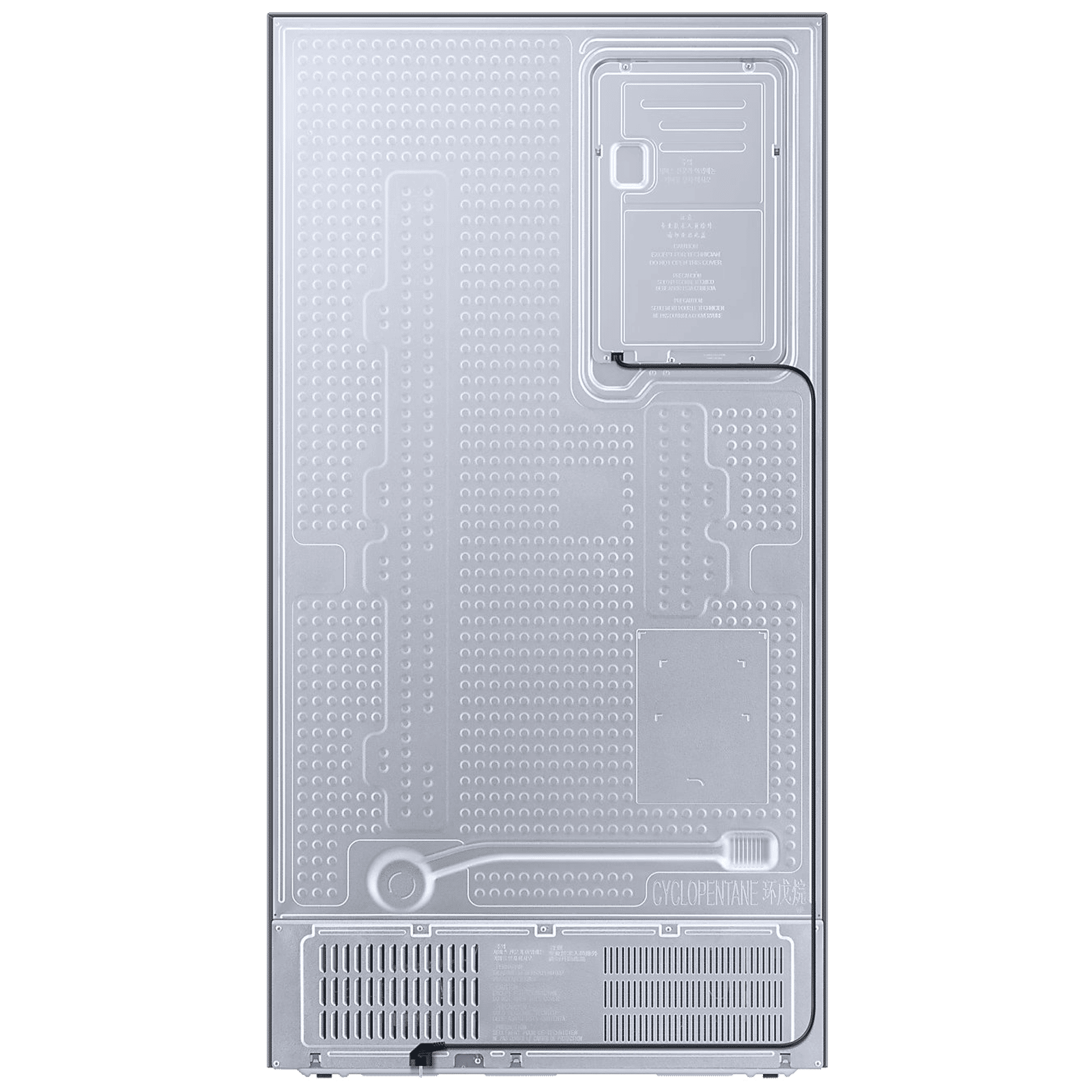 SAMSUNG 653 Litres 3 Star Frost Free Side by Side Convertible Refrigerator with Twin Cooling Plus Technology (RS76CG8003S9HL, Refined Inox)_9