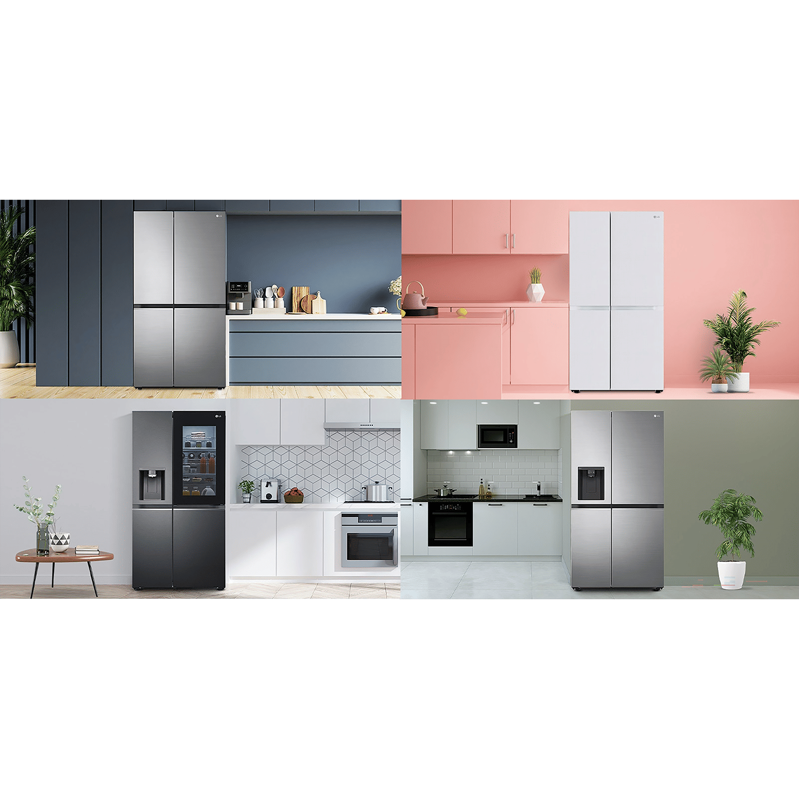LG 650 Litres 3 Star Frost Free Side by Side Refrigerator with Door Cooling Plus Technology (GLB257EPZ3, Shiny Steel)_12