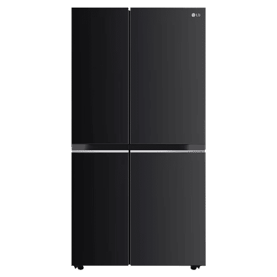 LG 650 Litres 3 Star Frost Free Side by Side Convertible Refrigerator with Door Cooling Plus Technology (GLB257EES3, Ebony Sheen)