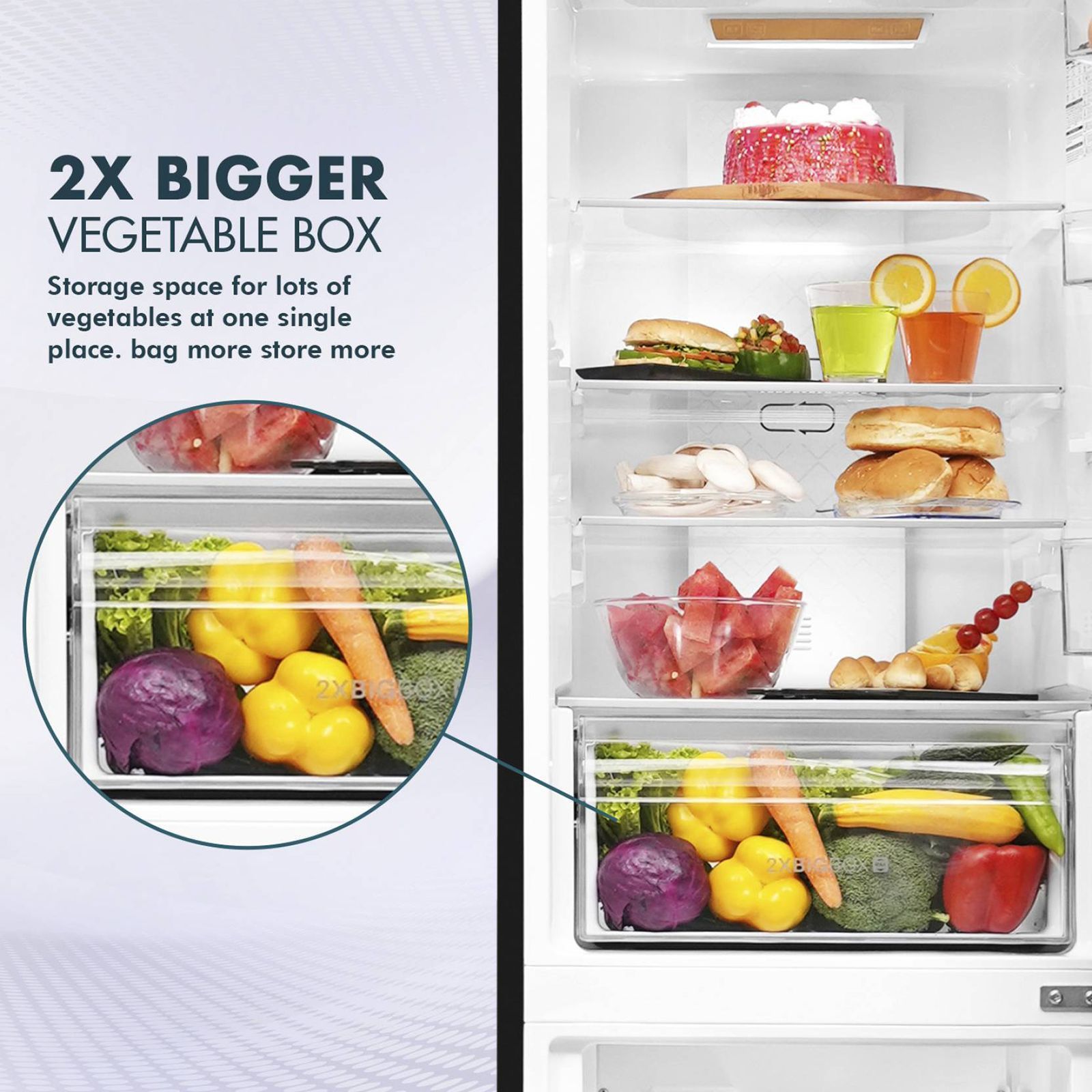 Haier 237 Litres 3 Star Frost Free Double Door Bottom Mount Convertible Refrigerator with Twin Inverter Technology (HEB243GBP, Black)_14
