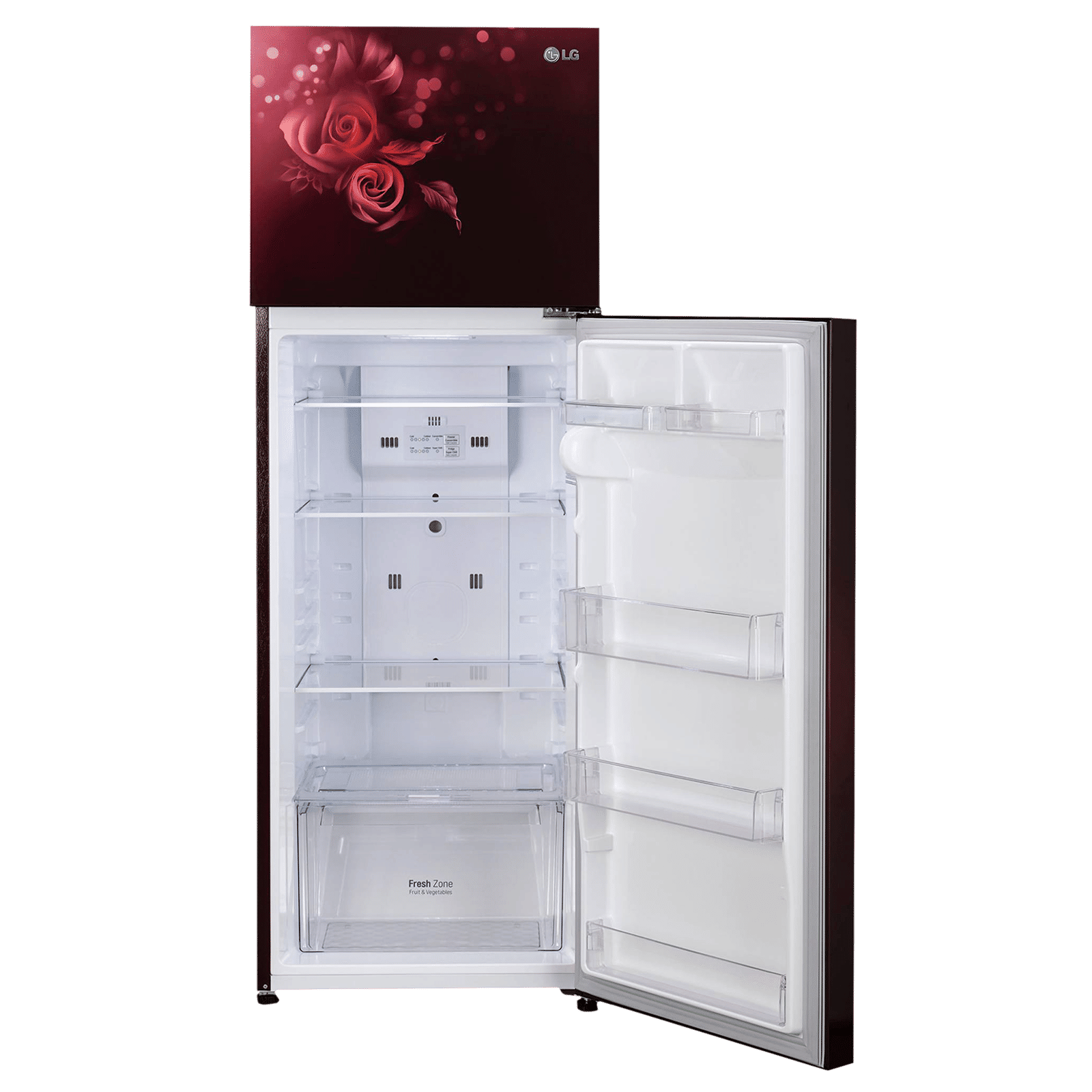 LG 242 Litres 2 Star Frost Free Double Door Refrigerator with Anti Bacterial Gasket (GLN292BSEY, Scarlet Euphoria) LG 242 Litres 2 Star Frost Free Double Door Refrigerator with Anti Bacterial Gasket (GLN292BSEY, Scarlet Euphoria)_13