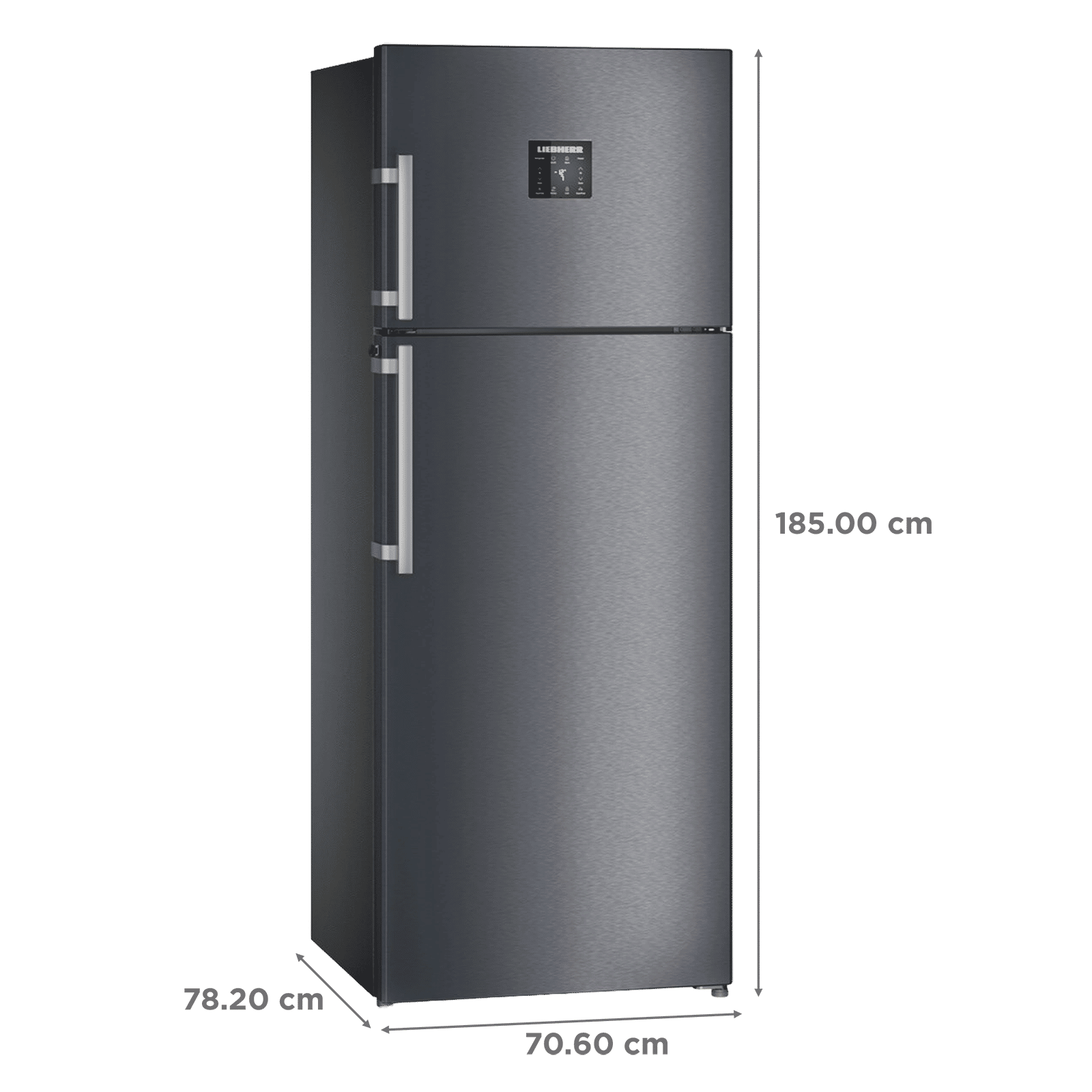 LIEBHERR 472 Litres 2 Star Frost Free Double Door Refrigerator with EasyFresh Technology (TDcsB 4765, Cobalt Steel)_3