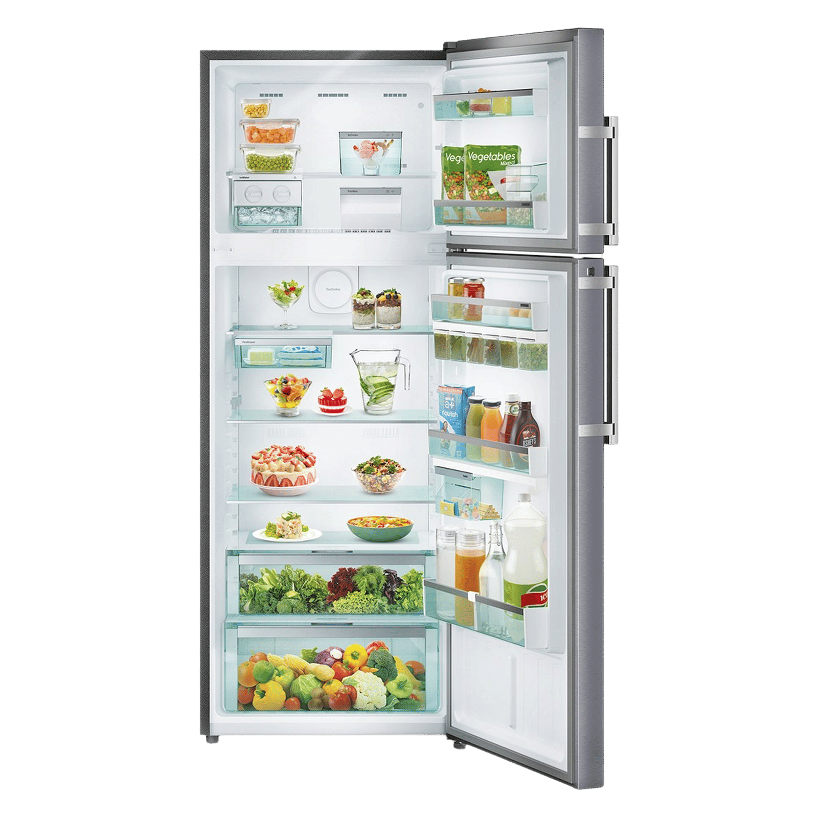 LIEBHERR 472 Litres 2 Star Frost Free Double Door Refrigerator with EasyFresh Technology (TDcsB 4765, Cobalt Steel)_5