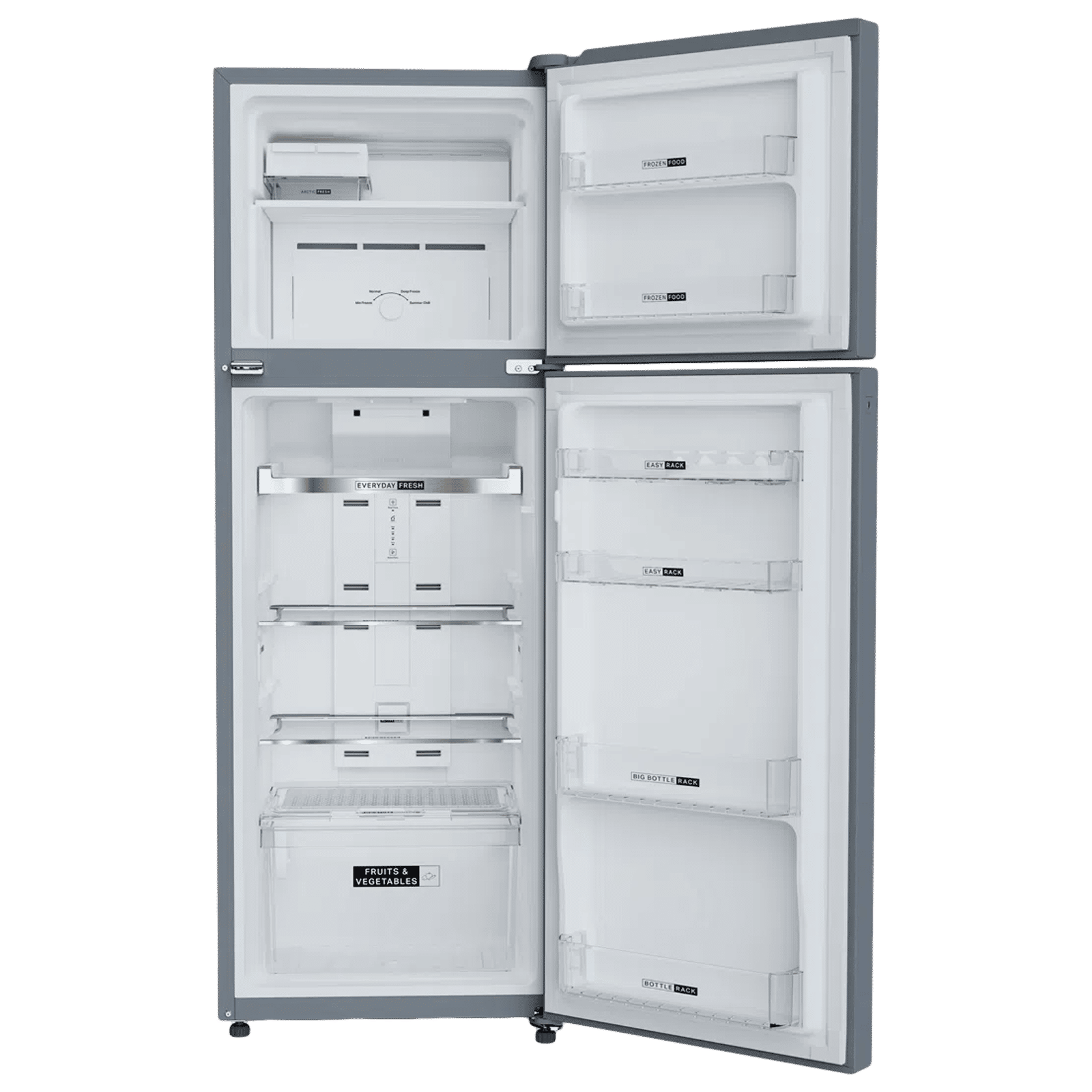 Whirlpool Intellifresh 235 Litres 2 Star Frost Free Double Door Refrigerator with IntelliSense Inverter Technology (21982, Athena Steel) Whirlpool Intellifresh 235 Litres 2 Star Frost Free Double Door Refrigerator with IntelliSense Inverter Technology (21982, Athena Steel)_6