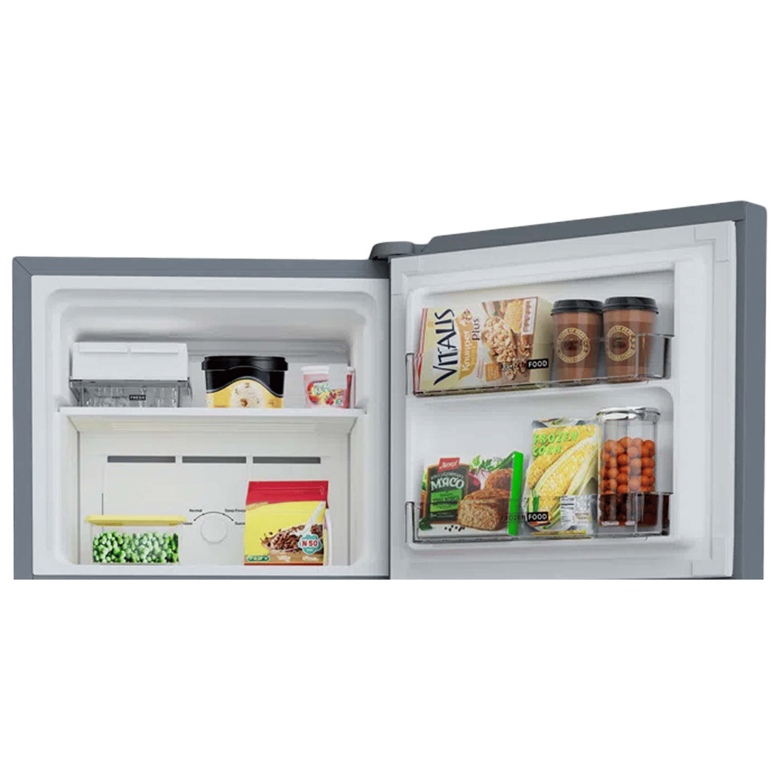 Whirlpool Intellifresh 235 Litres 2 Star Frost Free Double Door Refrigerator with IntelliSense Inverter Technology (21982, Athena Steel) Whirlpool Intellifresh 235 Litres 2 Star Frost Free Double Door Refrigerator with IntelliSense Inverter Technology (21982, Athena Steel)_7