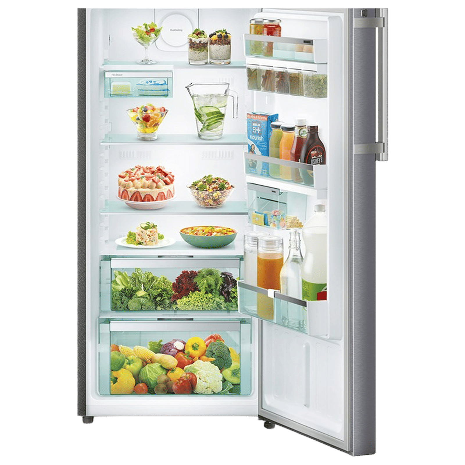 LIEBHERR Cluster 3 350 Litres 2 Star Frost Free Double Door Refrigerator with NexGen Inverter Compressor (TDcsB 3565, Anthracite) LIEBHERR Cluster 3 350 Litres 2 Star Frost Free Double Door Refrigerator with NexGen Inverter Compressor (TDcsB 3565, Anthracite)_5