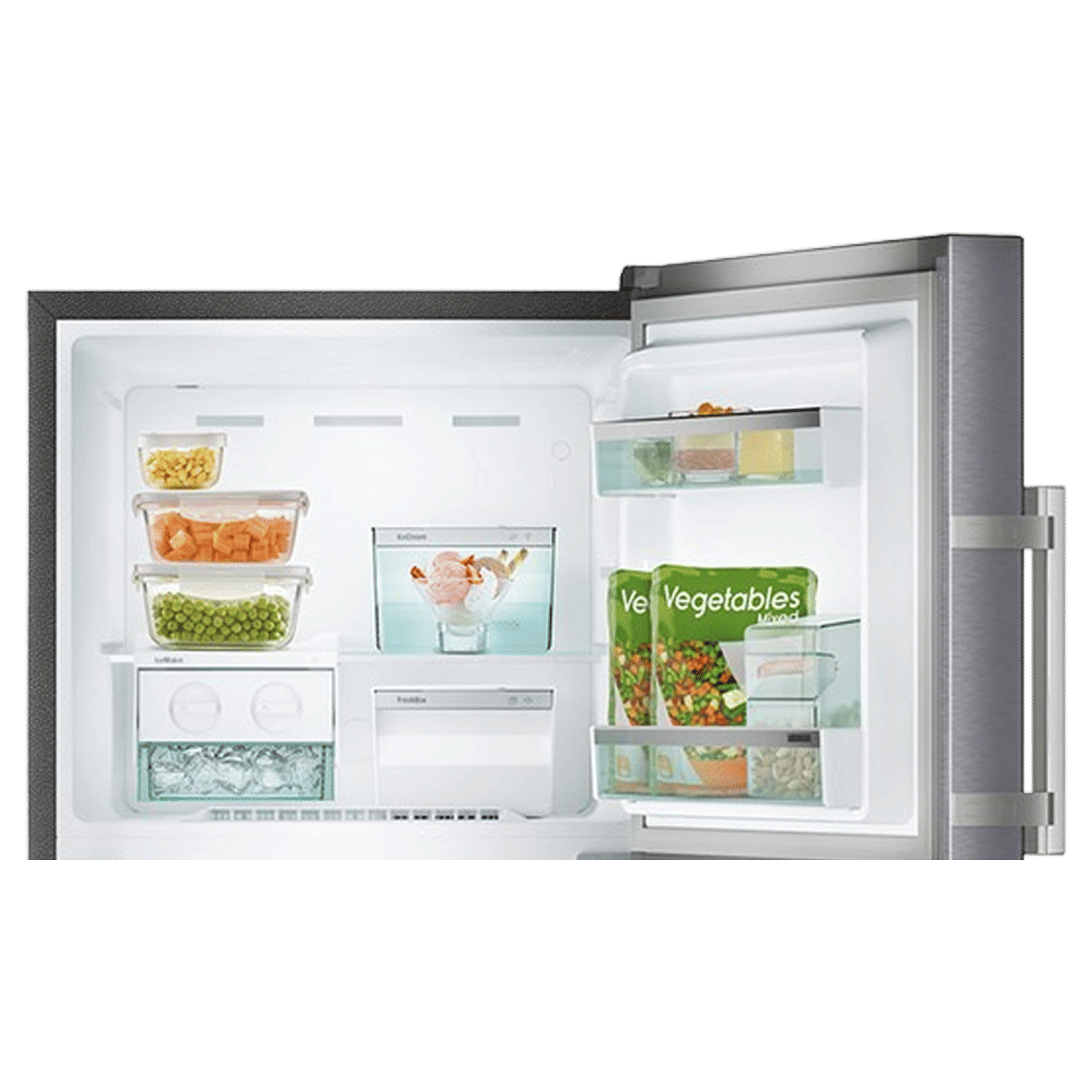 LIEBHERR Cluster 3 350 Litres 2 Star Frost Free Double Door Refrigerator with NexGen Inverter Compressor (TDcsB 3565, Anthracite) LIEBHERR Cluster 3 350 Litres 2 Star Frost Free Double Door Refrigerator with NexGen Inverter Compressor (TDcsB 3565, Anthracite)_6