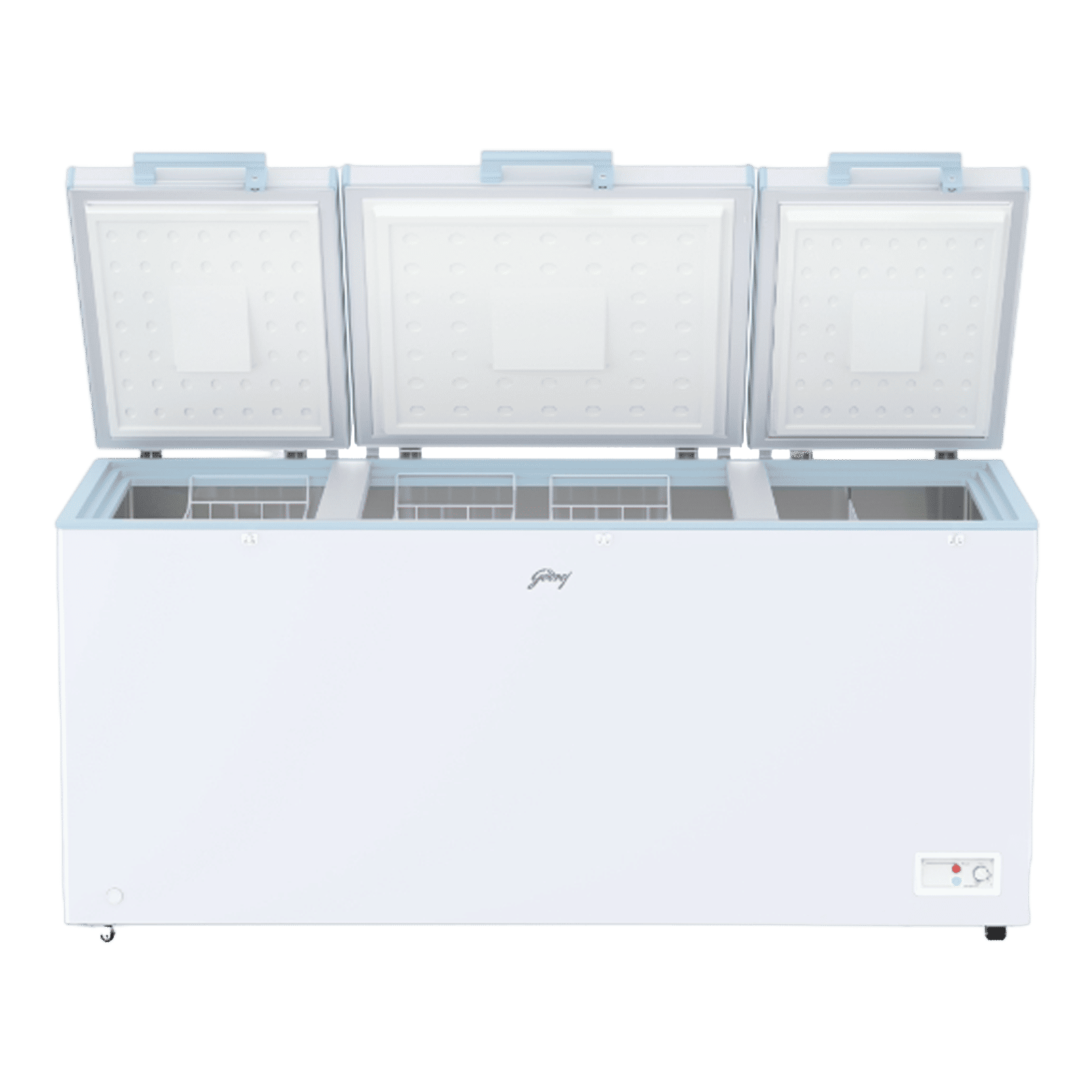 Godrej Edge Penta 600 Litres 5 Star Triple Door Deep Freezer (Pentacool Technology, DH EPENTA 625E, Royal White)_5
