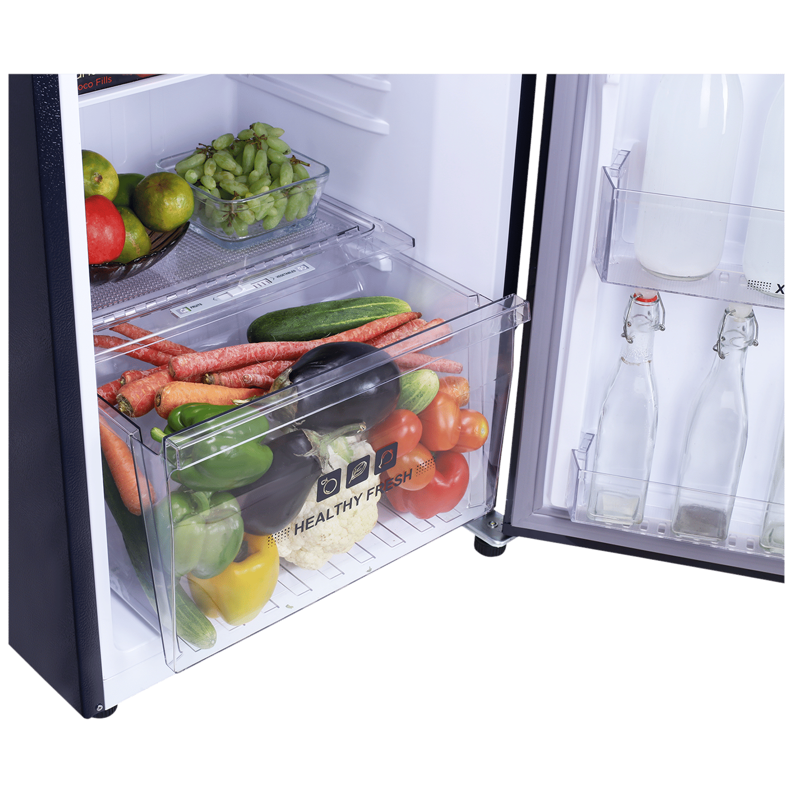 Croma 251 Litres 3 Star Direct Cool Single Door Refrigerator with Anti Fungal Gasket (CRLR251DIE302704, Blue)_14