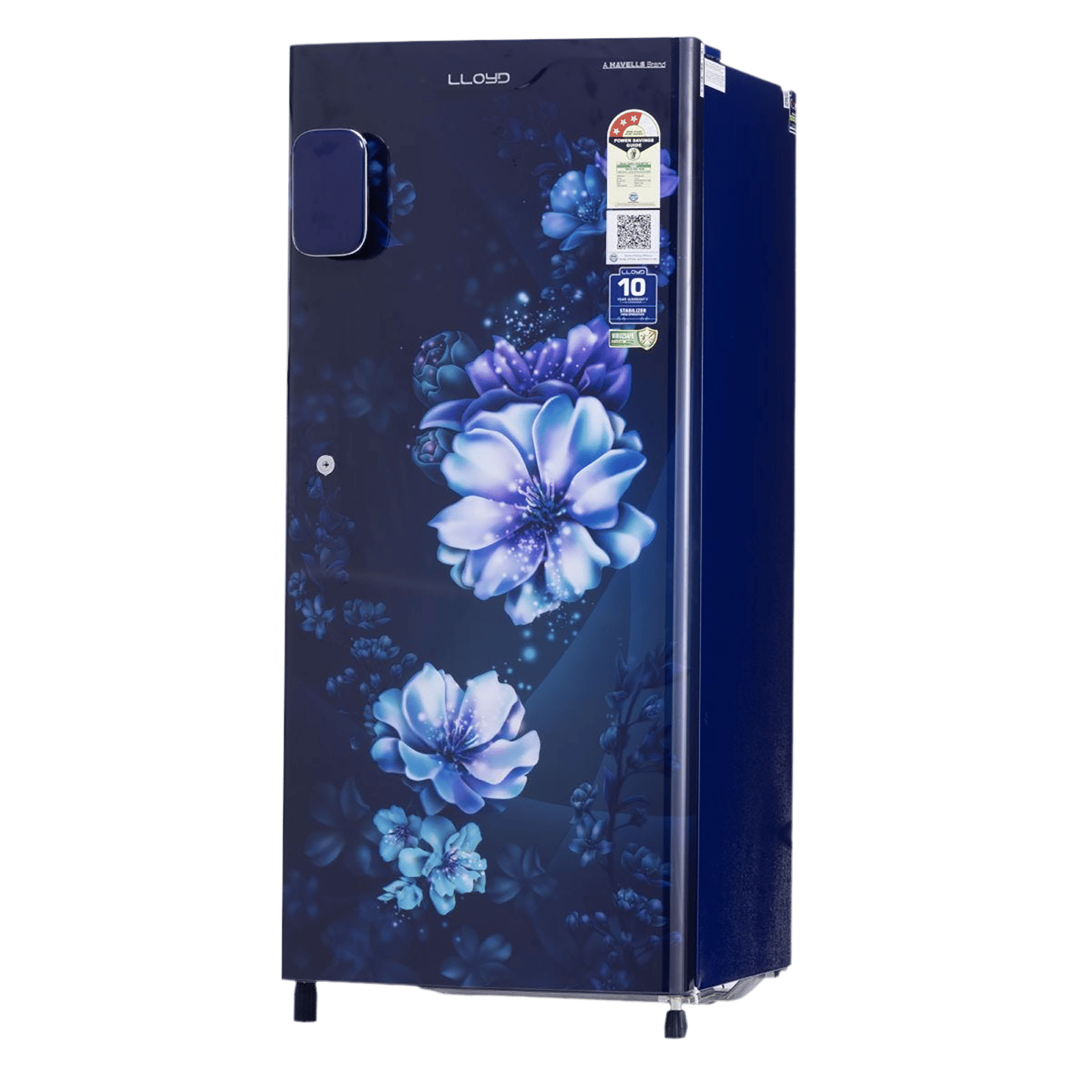 LLOYD 188 Litres 3 Star Direct Cool Single Door Refrigerator with Bactsheild Technology (GLDC203SCBT4JC, Cherry Blossom Blue) LLOYD 188 Litres 3 Star Direct Cool Single Door Refrigerator with Bactsheild Technology (GLDC203SCBT4JC, Cherry Blossom Blue)_8